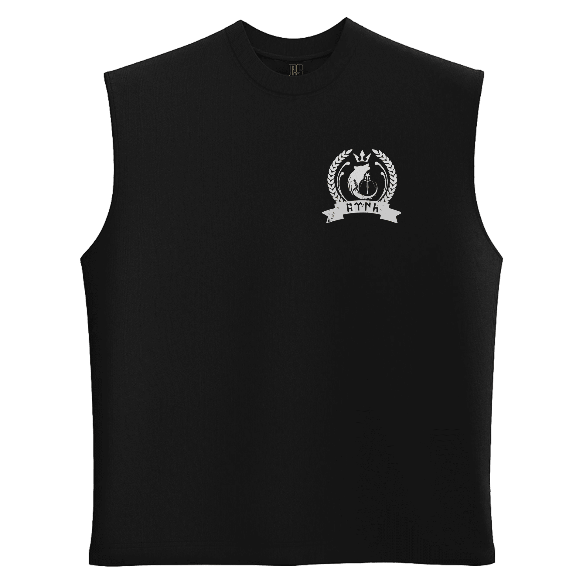 Türk Komposizyon Logo   Ön  ve Arka Baskılı (Unisex Sleeveless Atlet )