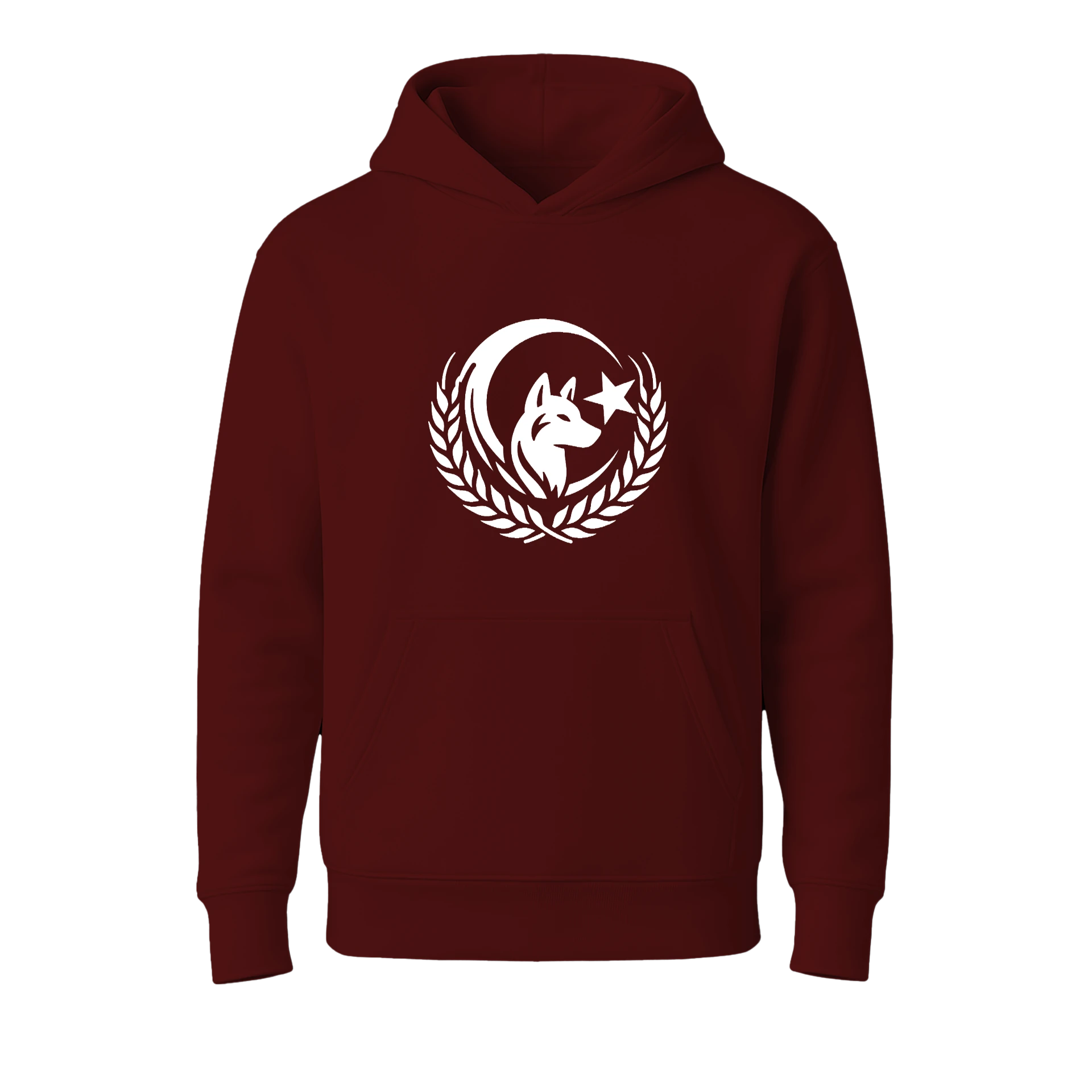 Bozkurt Arması Ön Nakışlı  Türk Serisi (Unisex Kapüşonlu)