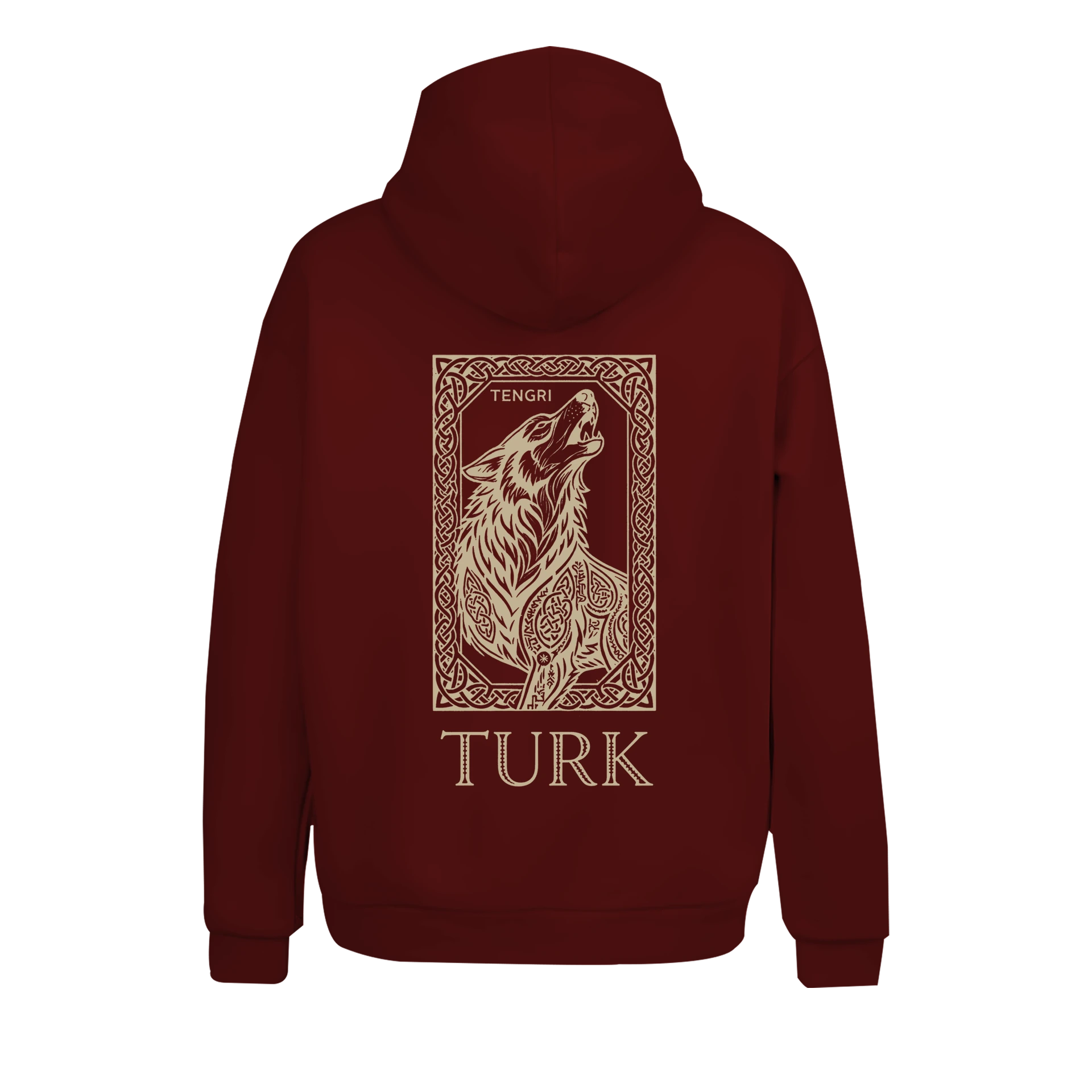 Bozkurt Mirası Ön Ve Arka Baskılı  Türk Serisi   (Unisex Kapüşonlu)