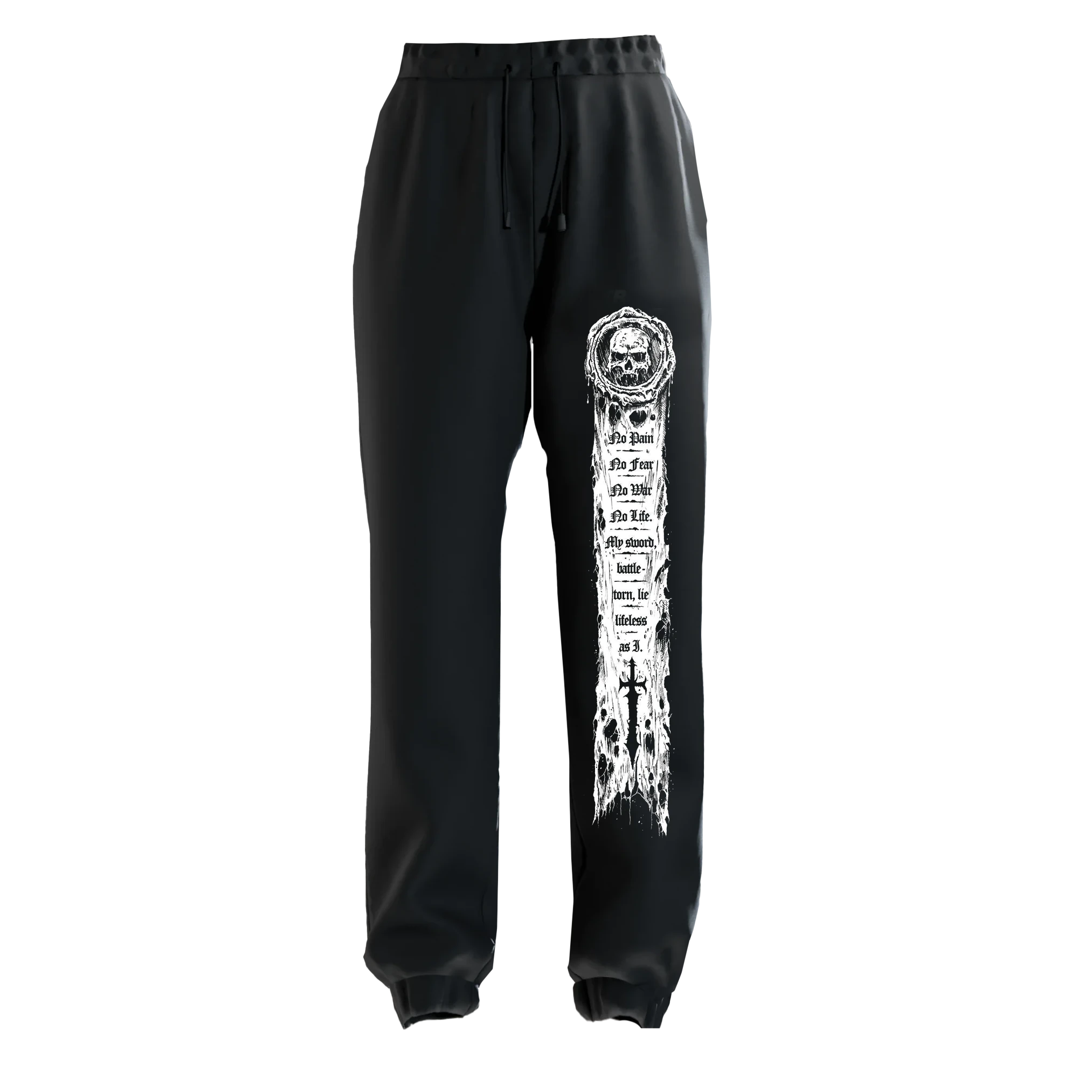 Grave Oath Sweatpants  Ön Ve Arka Baskılı  (Unisex Eşofman Altı)