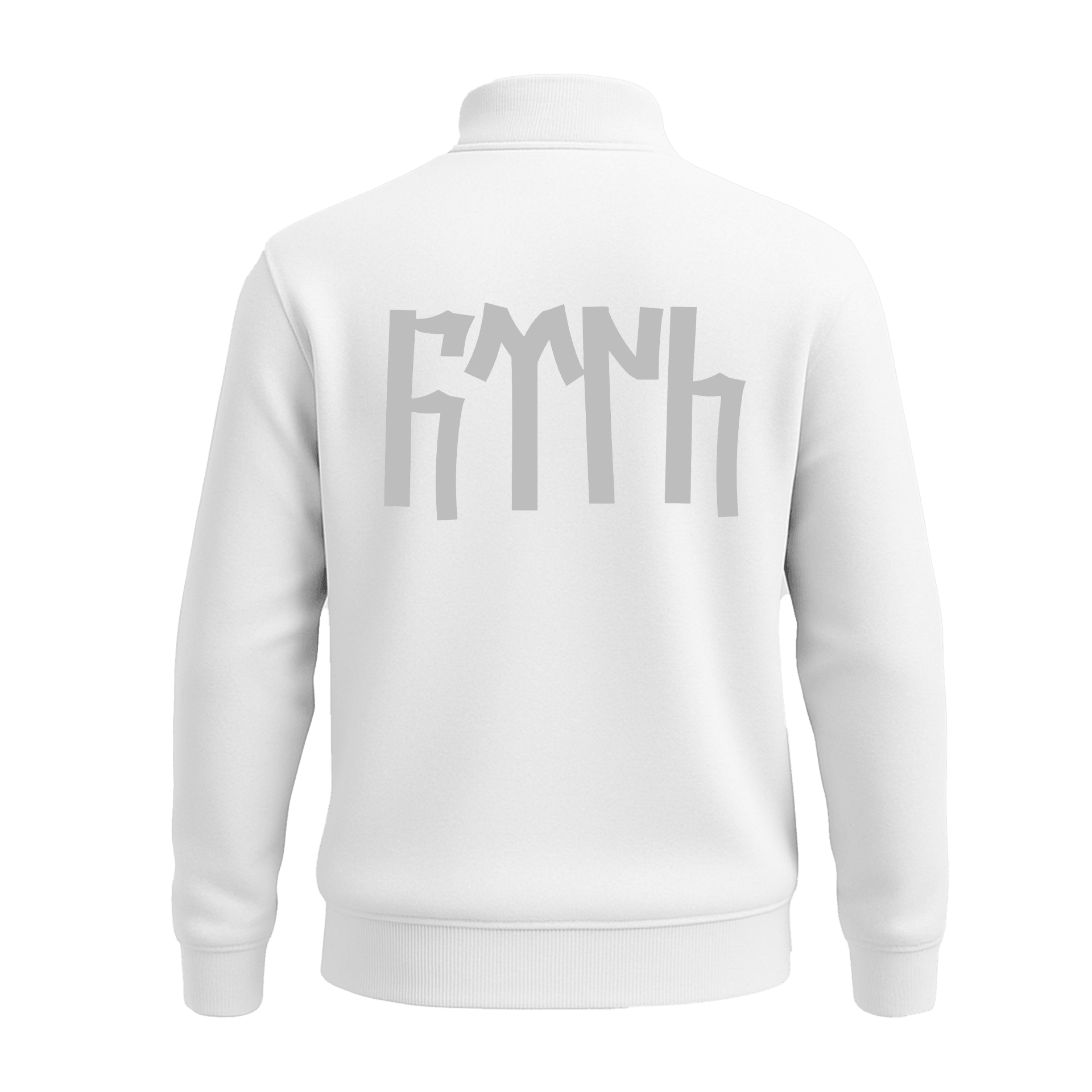 Türk Text  Ön Ve Arka  Baskılı (Unisex Yarım Fermuarlı Sweat)