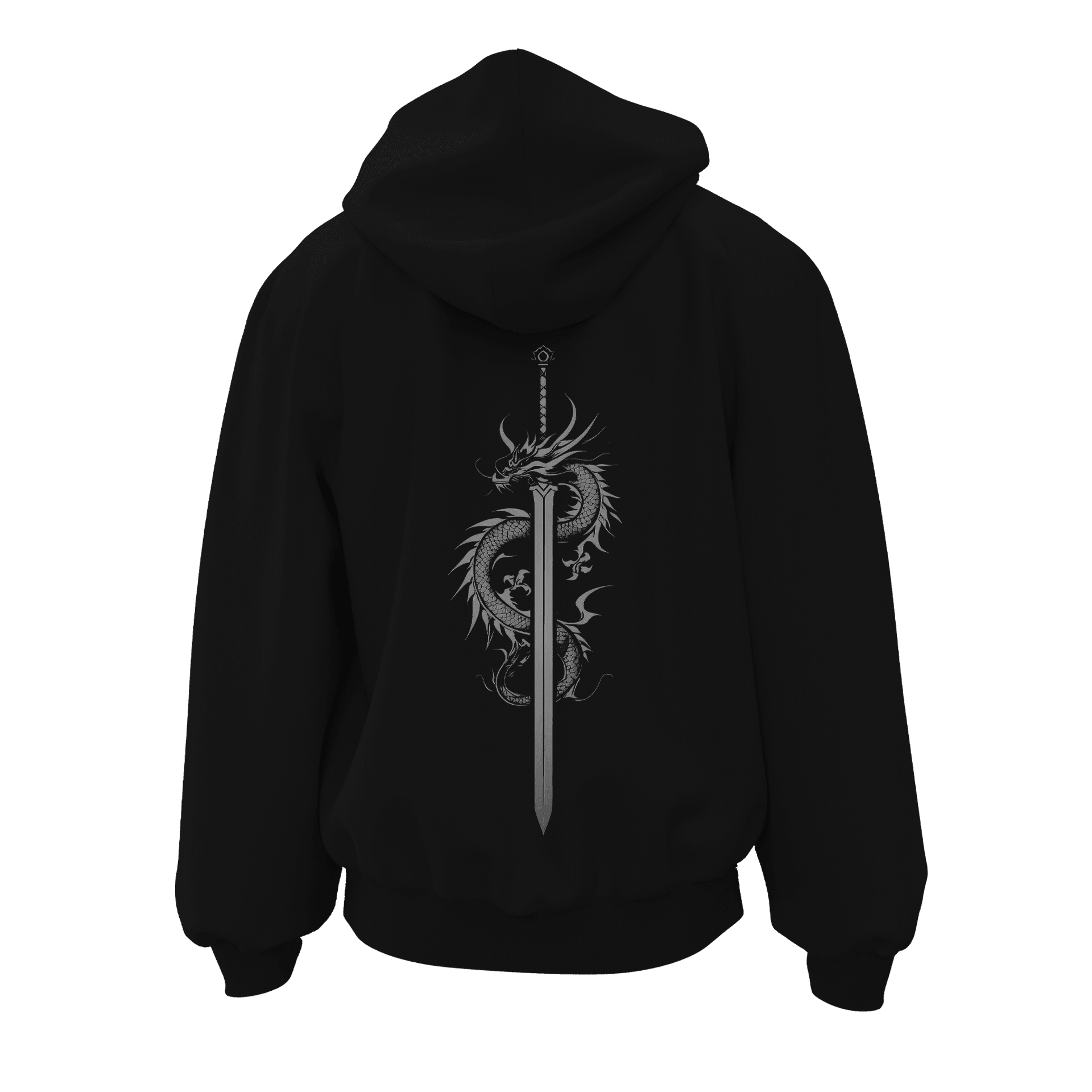 The sword is silent, the soul speaks, the coward dies, the brave shall burn   Ön Arka Baskılı  Warrior Series (Unisex Fermuarlı Hoodie )