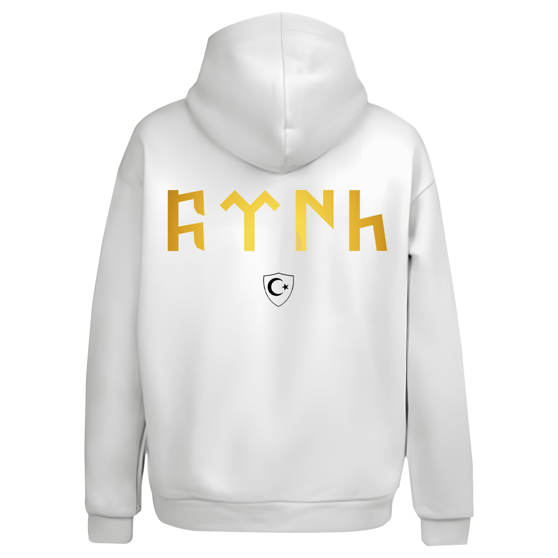 Türk Arma  Ön ve Arka Baskı   (Unisex Kapüşonlu)