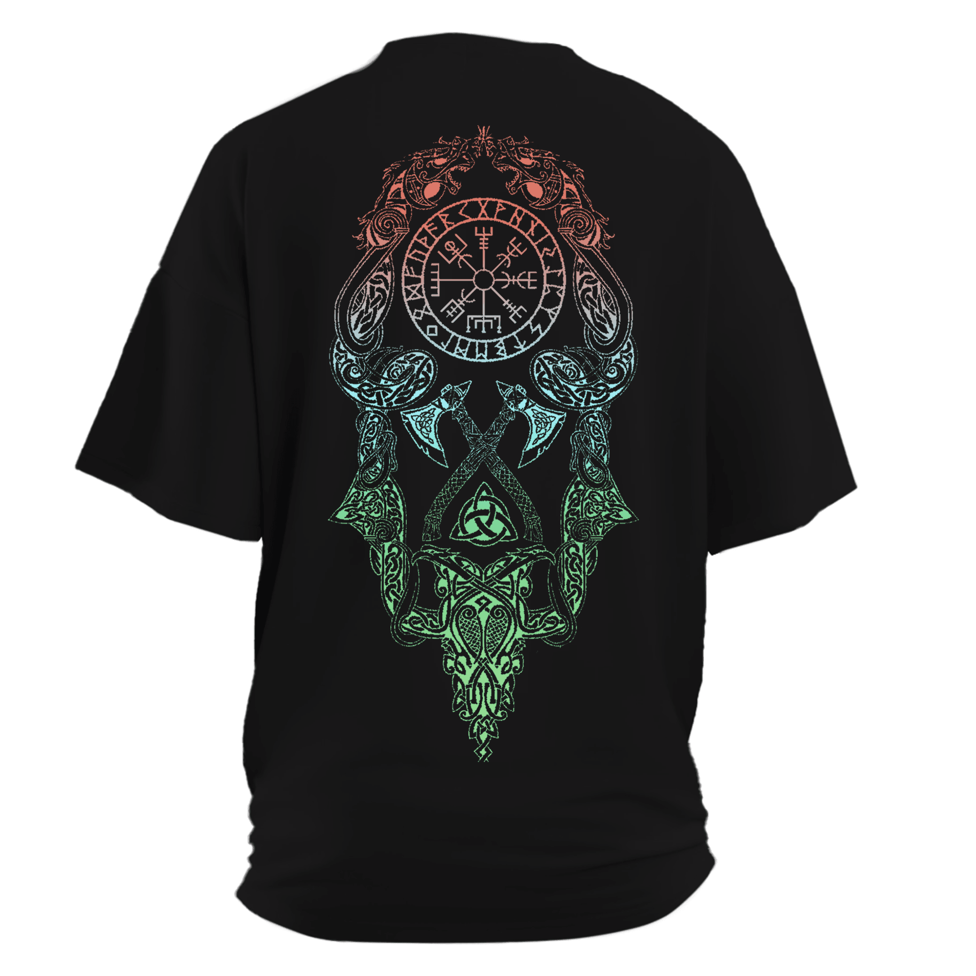 Nordic  Composition  Ön Ve Arka Baskılı Nordic(Unisex Tişört)