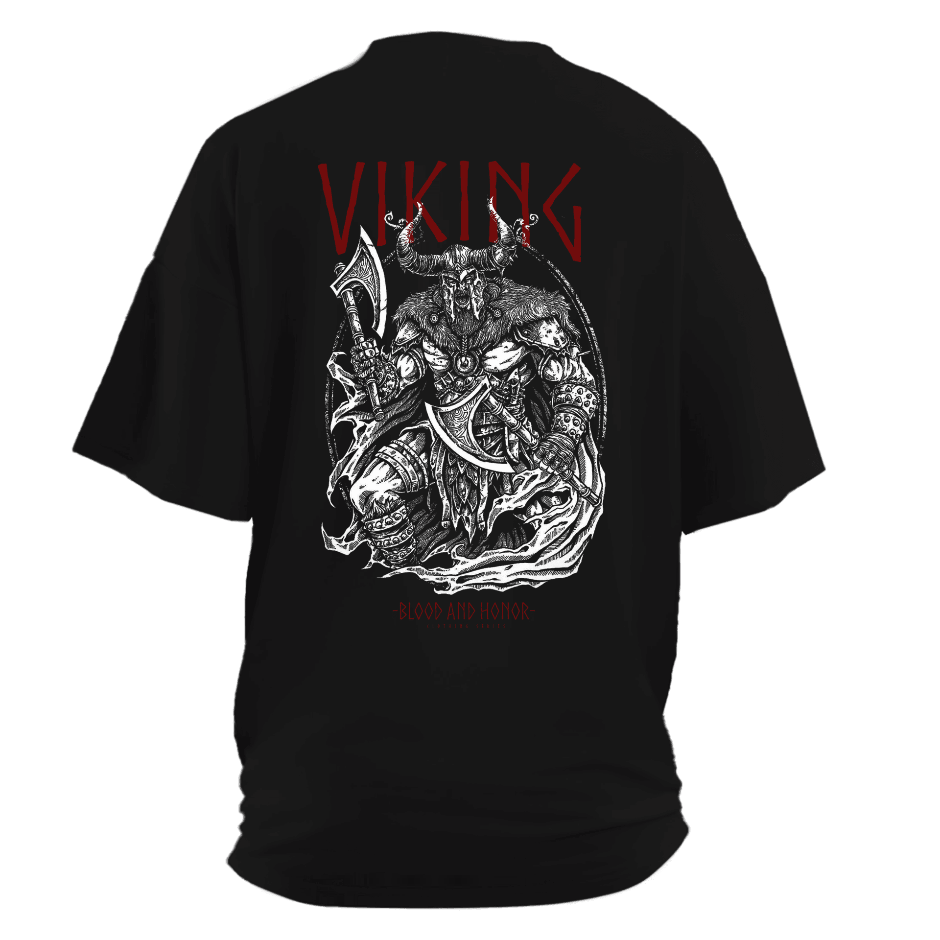 Blood And Honor  Ön  ve Arka Baskılı Nordic(Unisex Tişört)