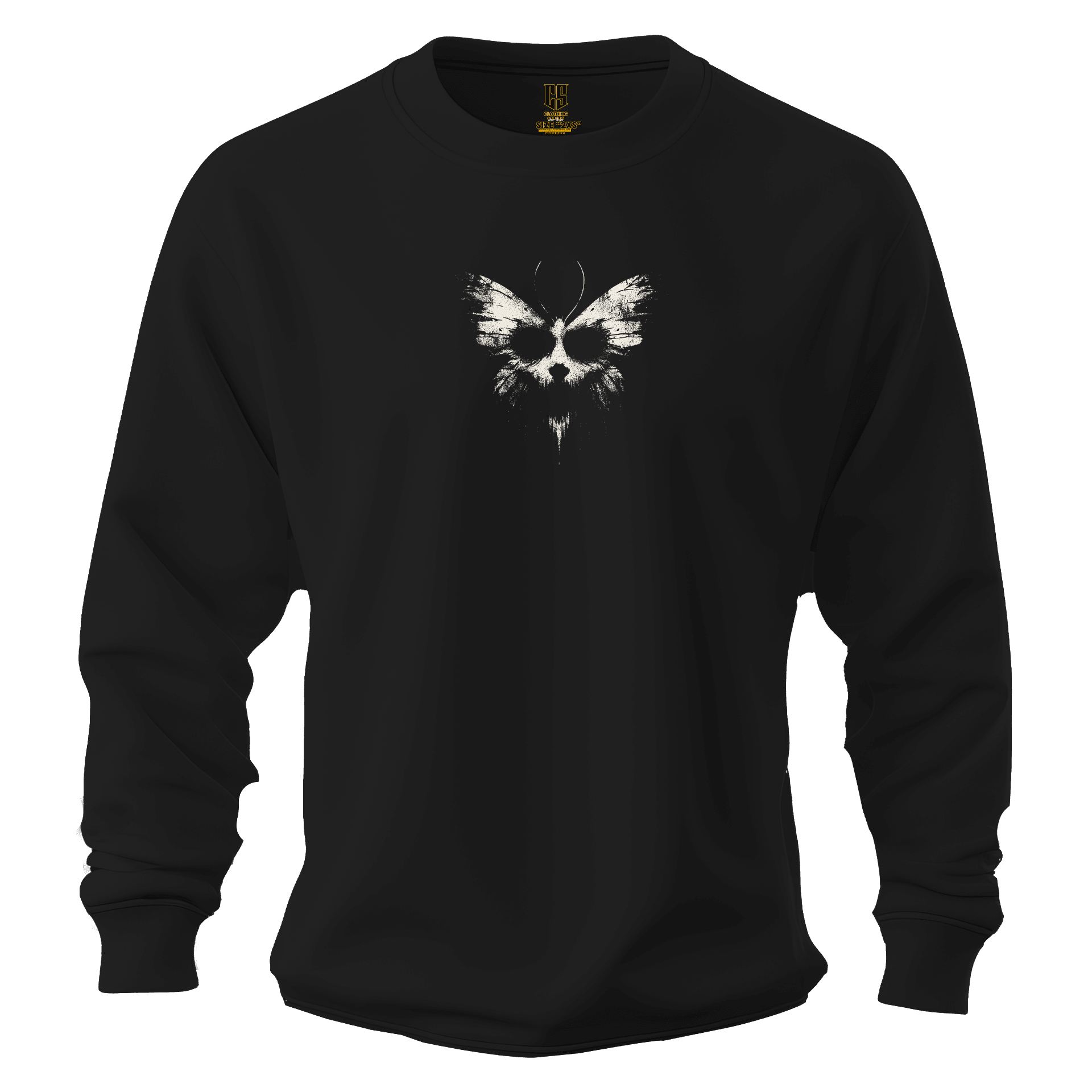Gothic Butterfly Ön Ve Arka Baskılı  (Unisex Sweatshirt)