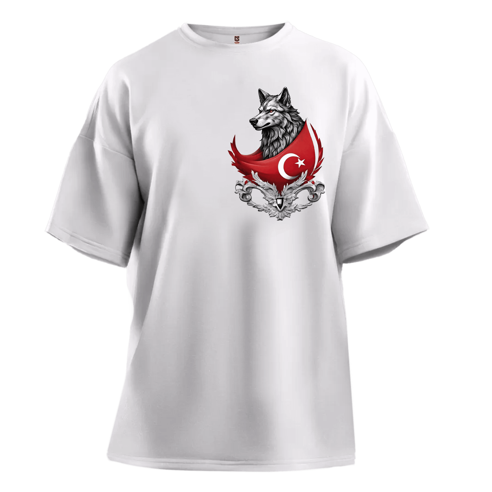Kurt Ön Sol Göğüs   Baskılı   (Unisex Tişört)