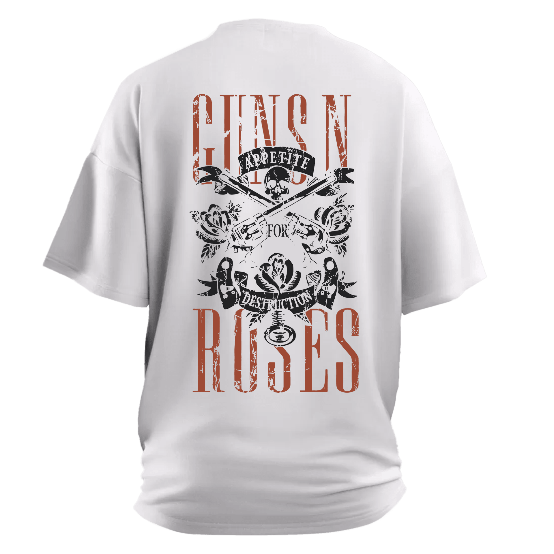 Guns N Roses V Ön Ve Arka Baskılı (Unisex Tişört )