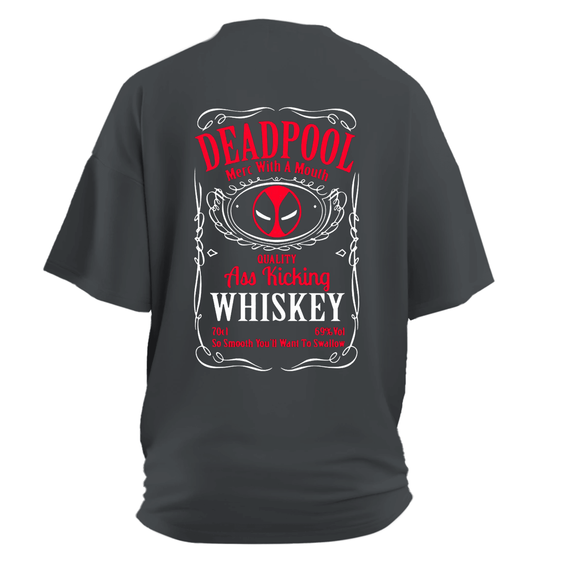 Deadpool Whiskey Alcohol Series Ön Baskılı (Unisex Tişört )