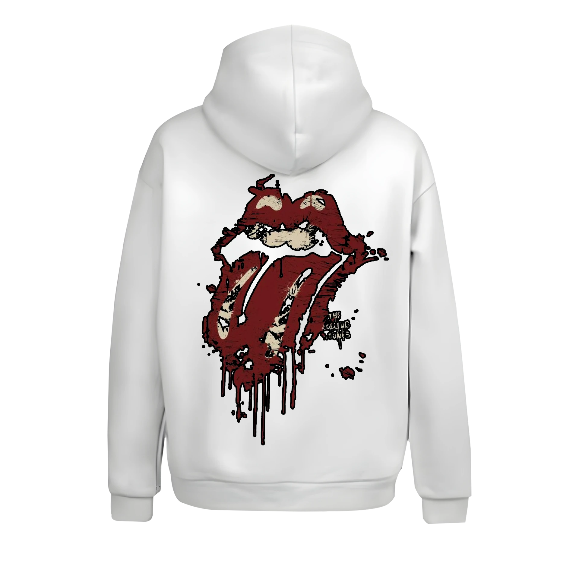 The Rolling Stones  Ön  ve Arka Baskılı (Unisex Hoodie)