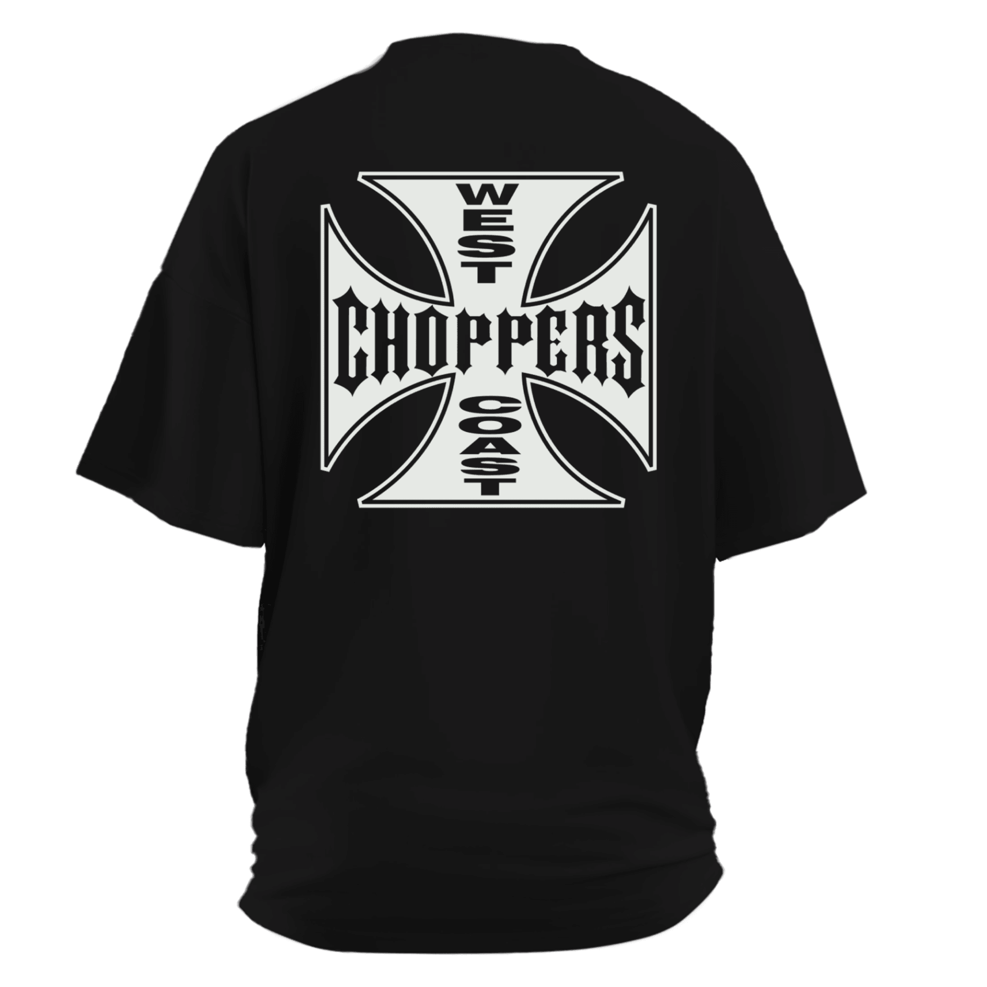  West Choopers    Ön ve Arka   Baskılı Moto  Series(Unisex Tişört )