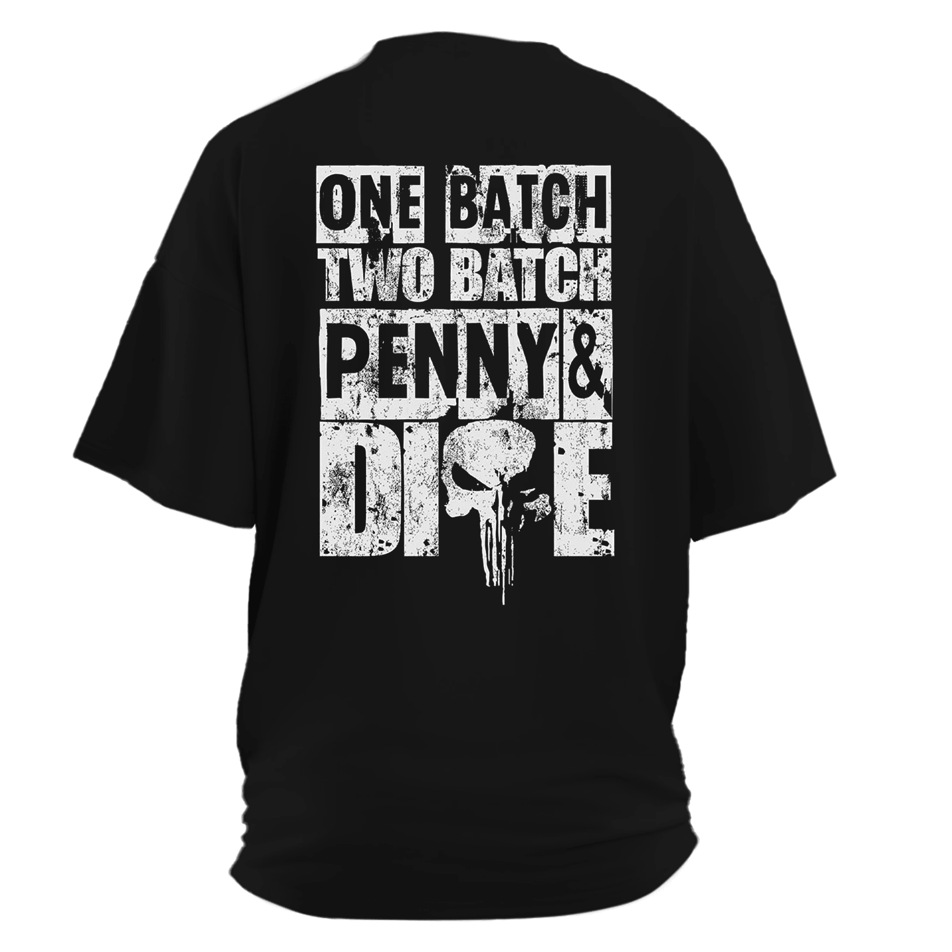  One Batch Two Batch Penny and Dime  Ön ve Arka Baskılı Hero Series (Unisex Tişört)