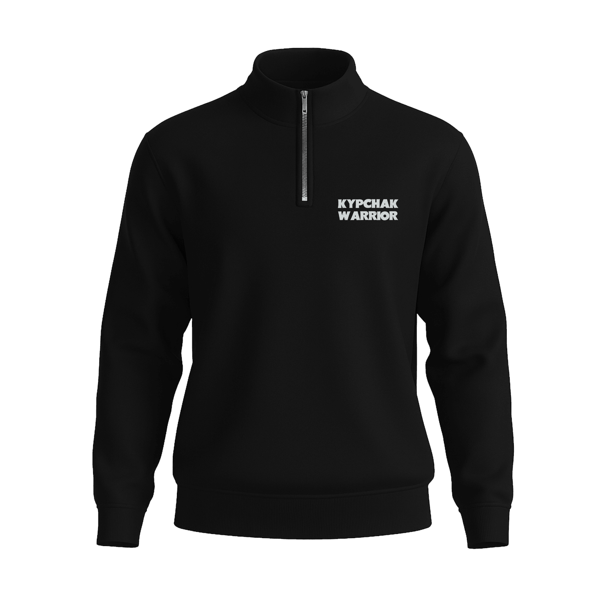 Kipçak Warrior  Ön Ve Arka  Baskılı (Unisex Yarım Fermuarlı Sweat)