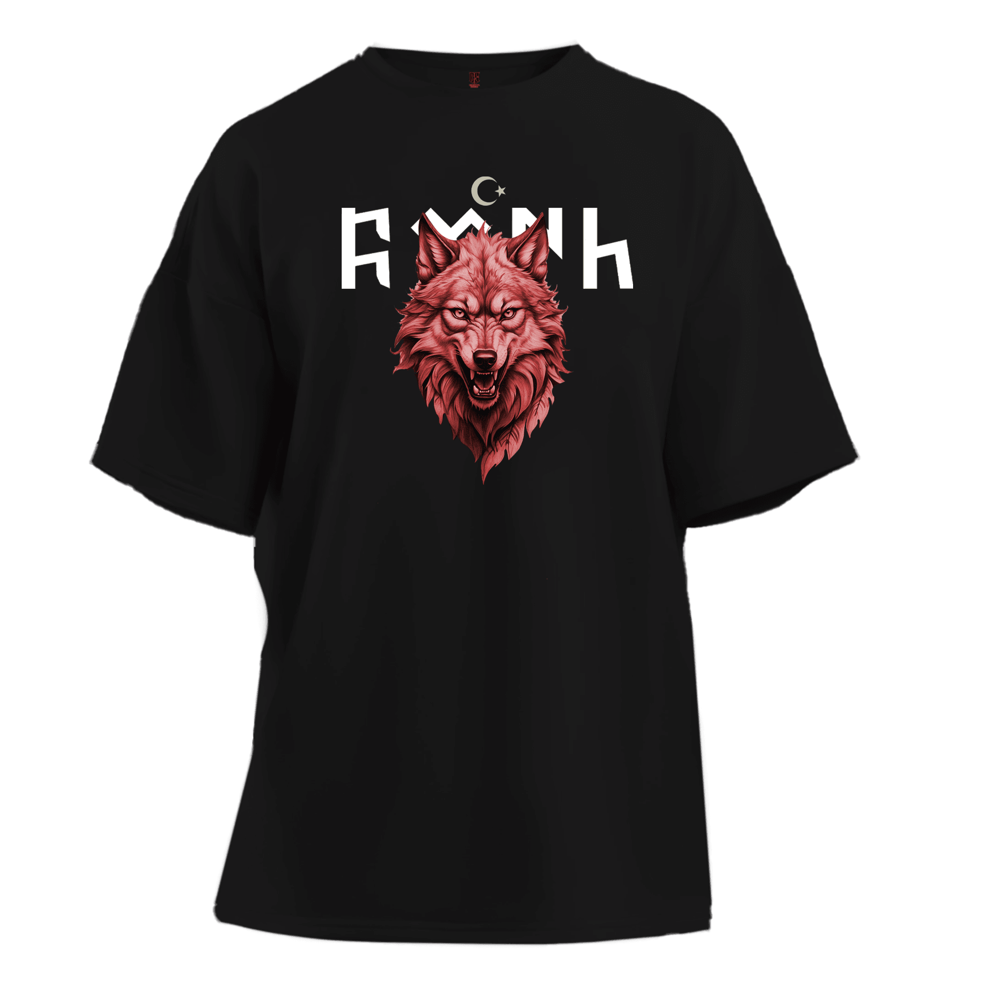 Türk Kurt  Ön  Baskılı   (Unisex Tişört)