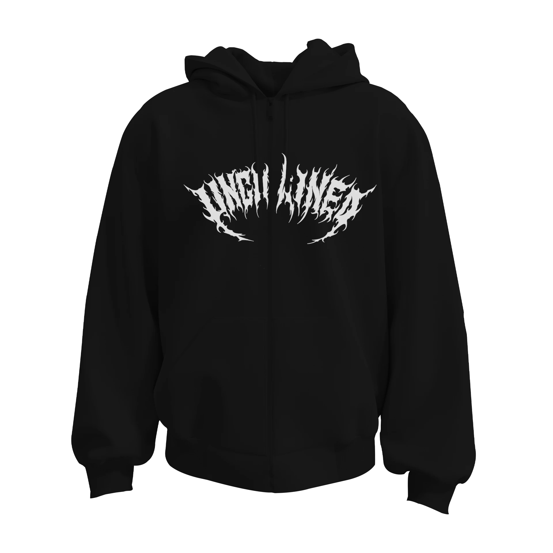 UNCHAINED Ön Ve Arka  Baskılı (Unisex Fermuarlı)