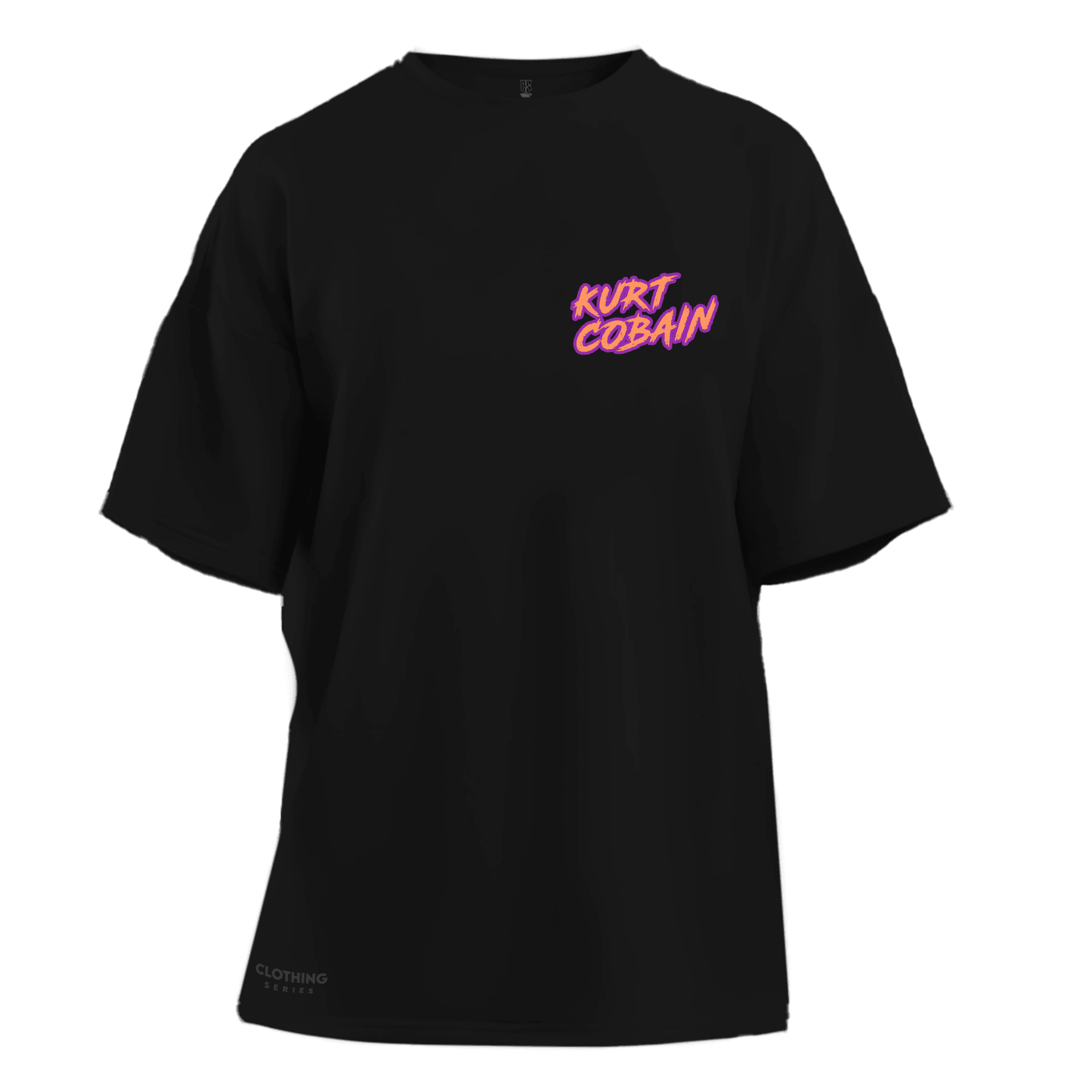 Nirvana Kurt Cobain Rock and Metal Series Ön Arka Baskılı (Unisex Tişört )