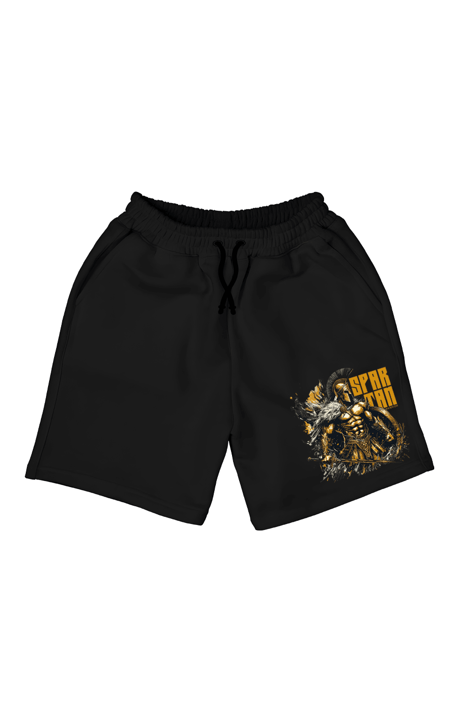 Golden Spartan  Warrior Baskılı  (Unisex Şort )