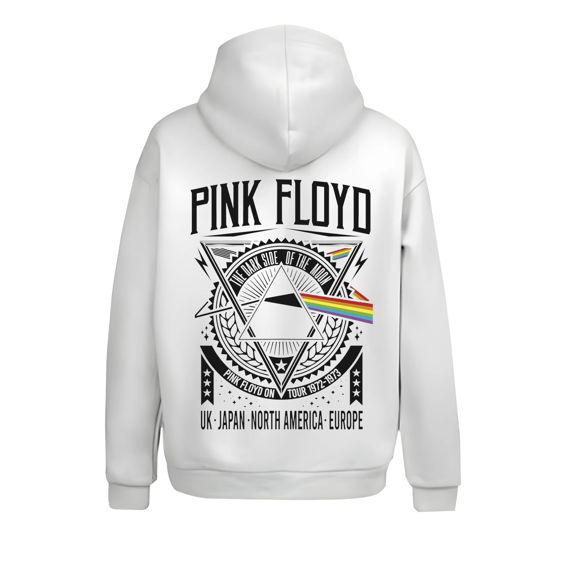 Pink Floyd Ön ve Arka Baskılı (Unisex Hoodie)