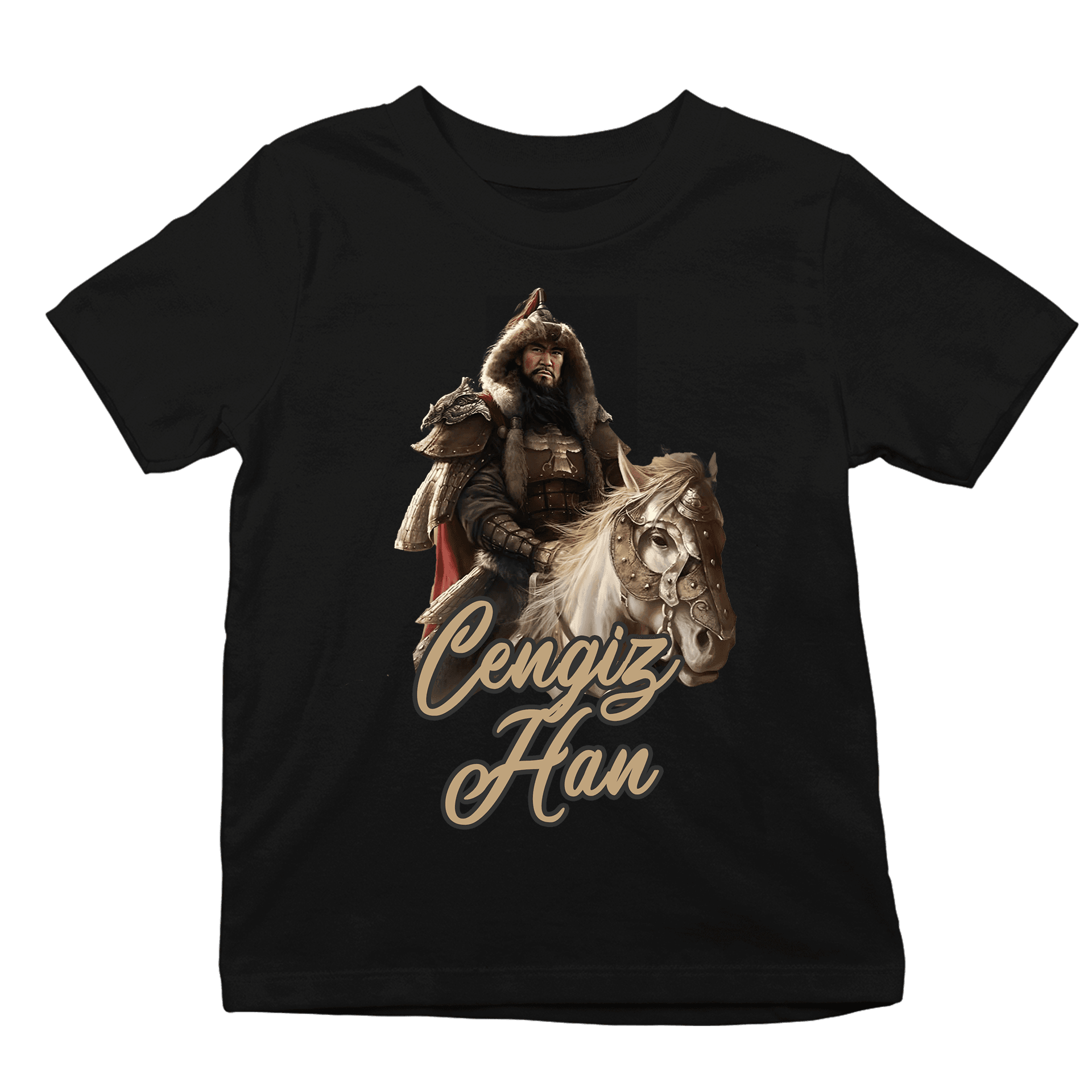 Cengiz Han  Ön Baskılı (Çocuk unisex tişört)