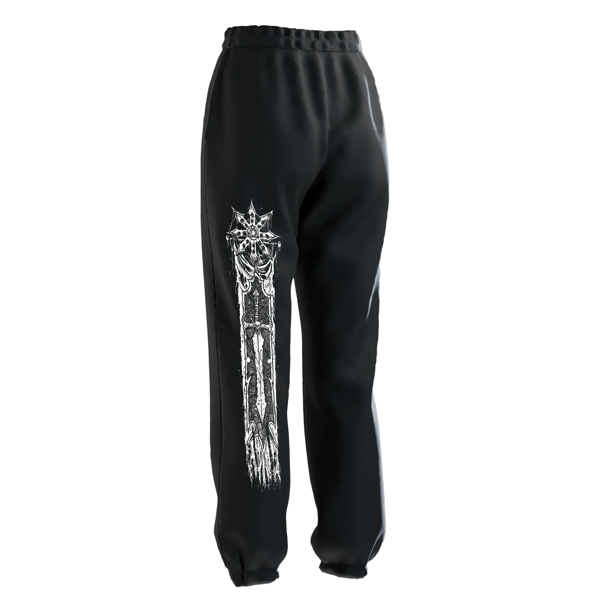 Grave Oath Sweatpants  Ön Ve Arka Baskılı  (Unisex Eşofman Altı)
