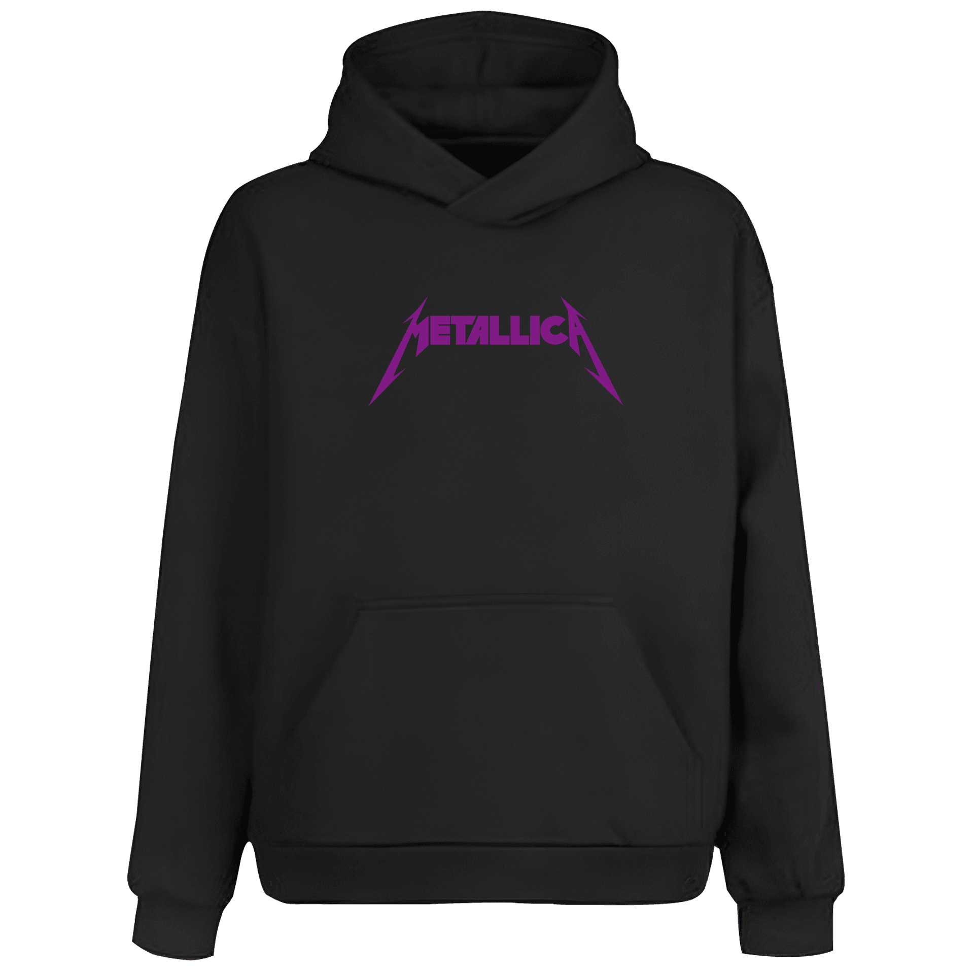 Metallica Rock Series Ön Nakışlı Kapüşon Baskılı (Unisex Hoodie)