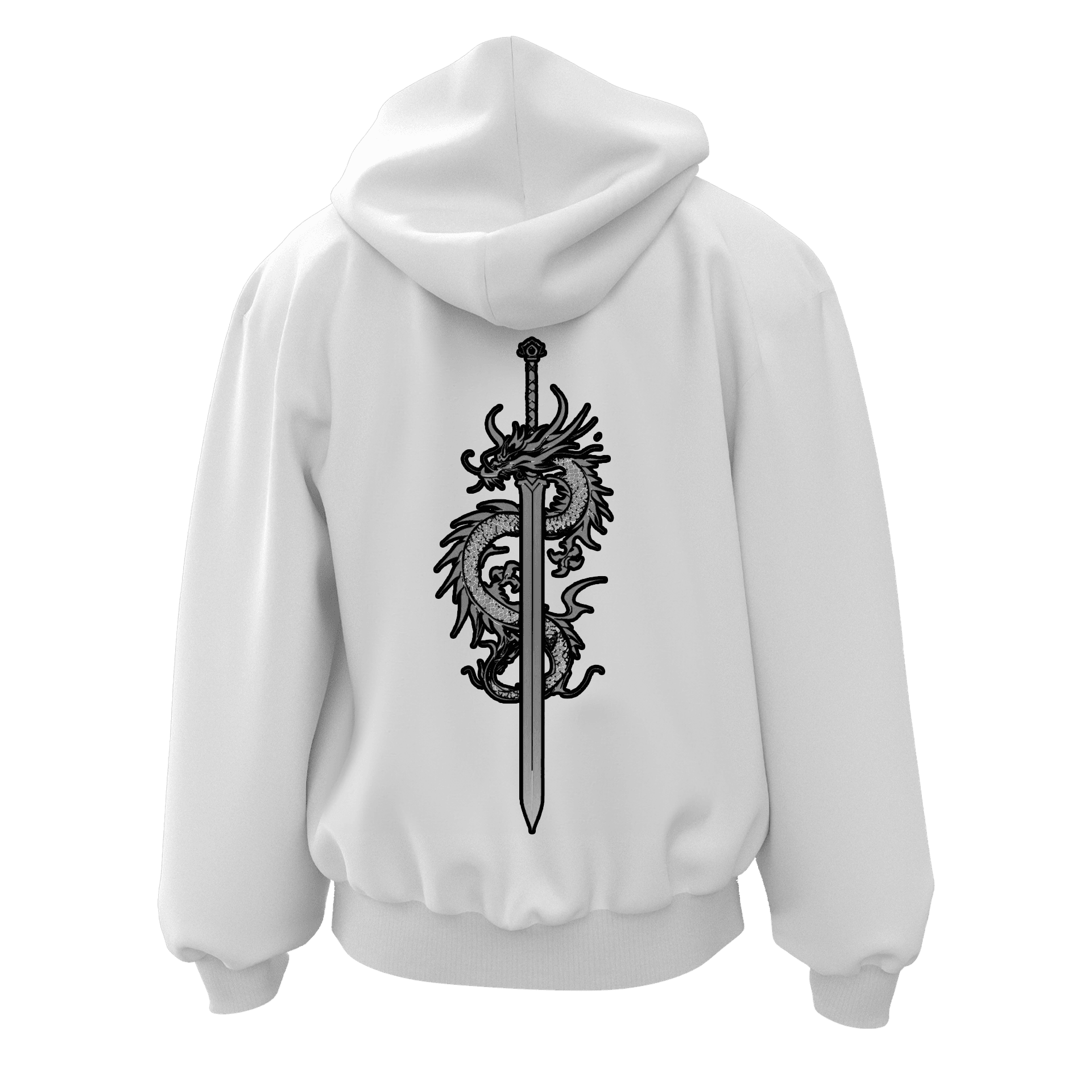 The sword is silent, the soul speaks, the coward dies, the brave shall burn   Ön Arka Baskılı  Warrior Series (Unisex Fermuarlı Hoodie )