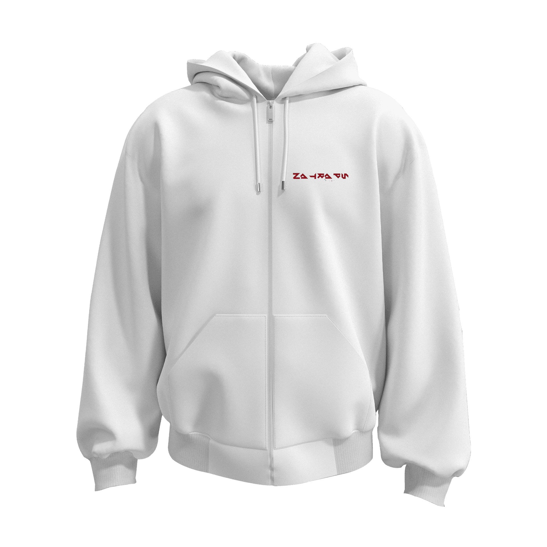 A Man A Warrior And A Monster Insıde Ön ve Arka Baskılı Warrior Series(Unisex Fermuarlı Hoodie )