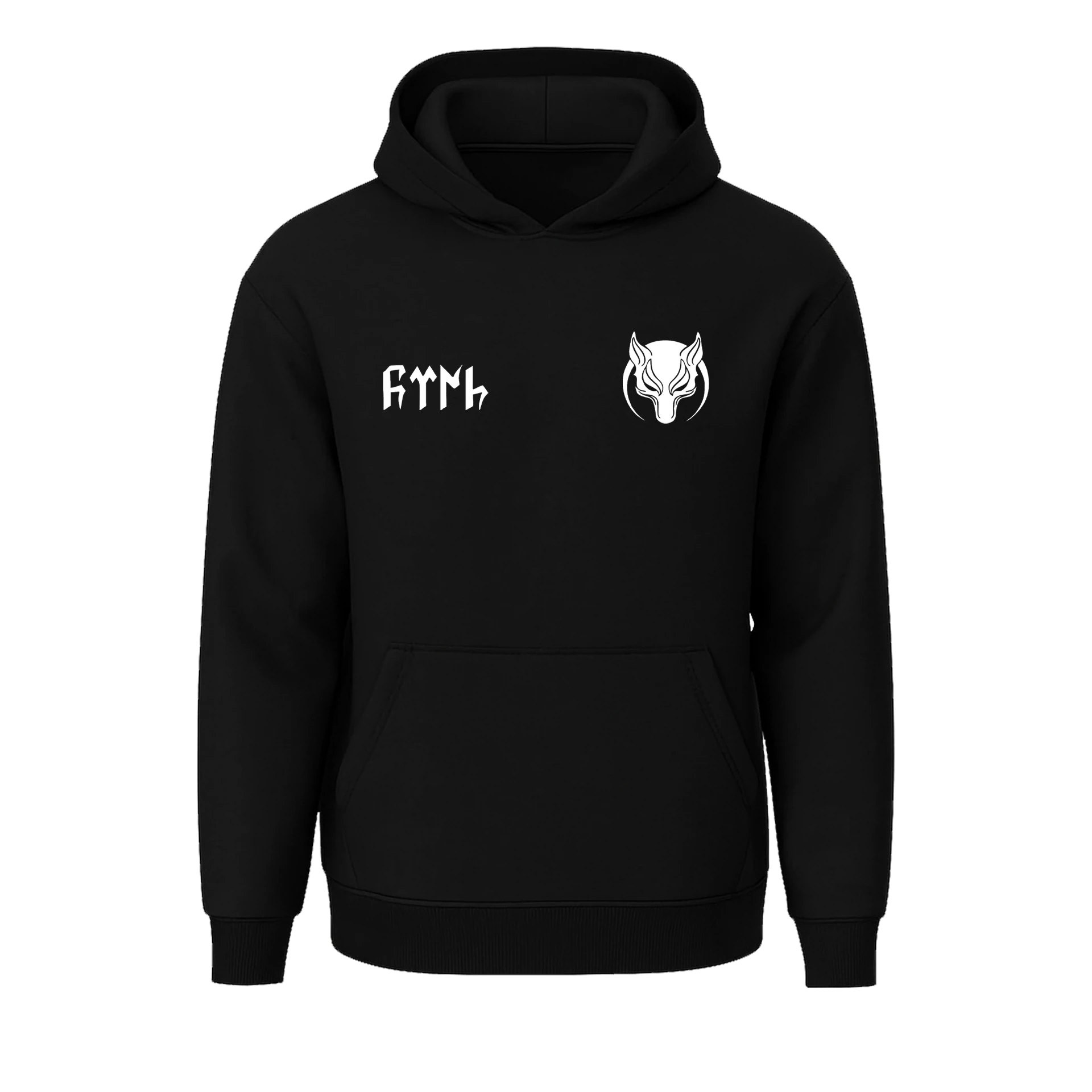 Gökbörü Ön Ve Arka Baskılı   Türk Serisi (Unisex Kapüşonlu)