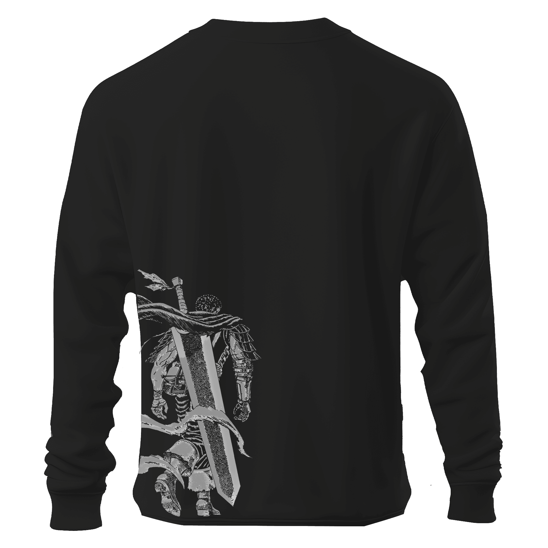 Berserk Warrior Ön ve Arka  Berserk Baskılı Anime Series (Unisex Sweatshirt)