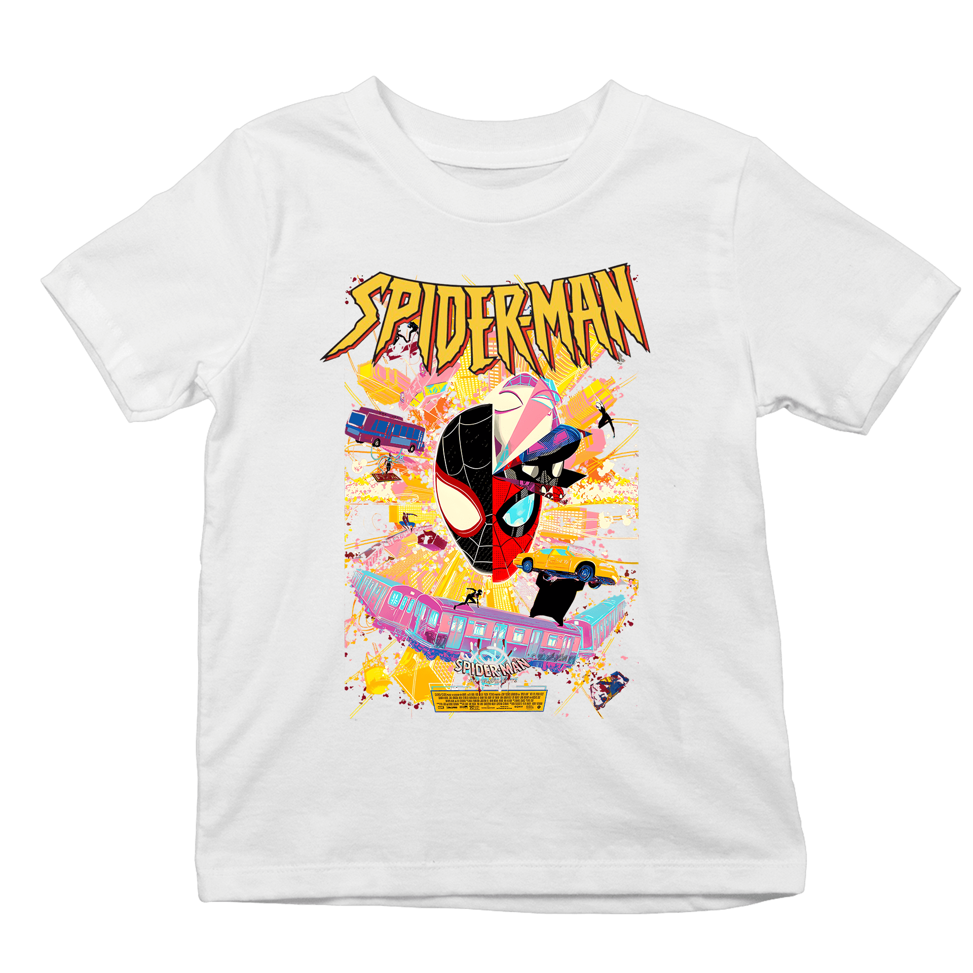 Spideman Miles Cat  Ön Baskılı (Çocuk unisex tişört)