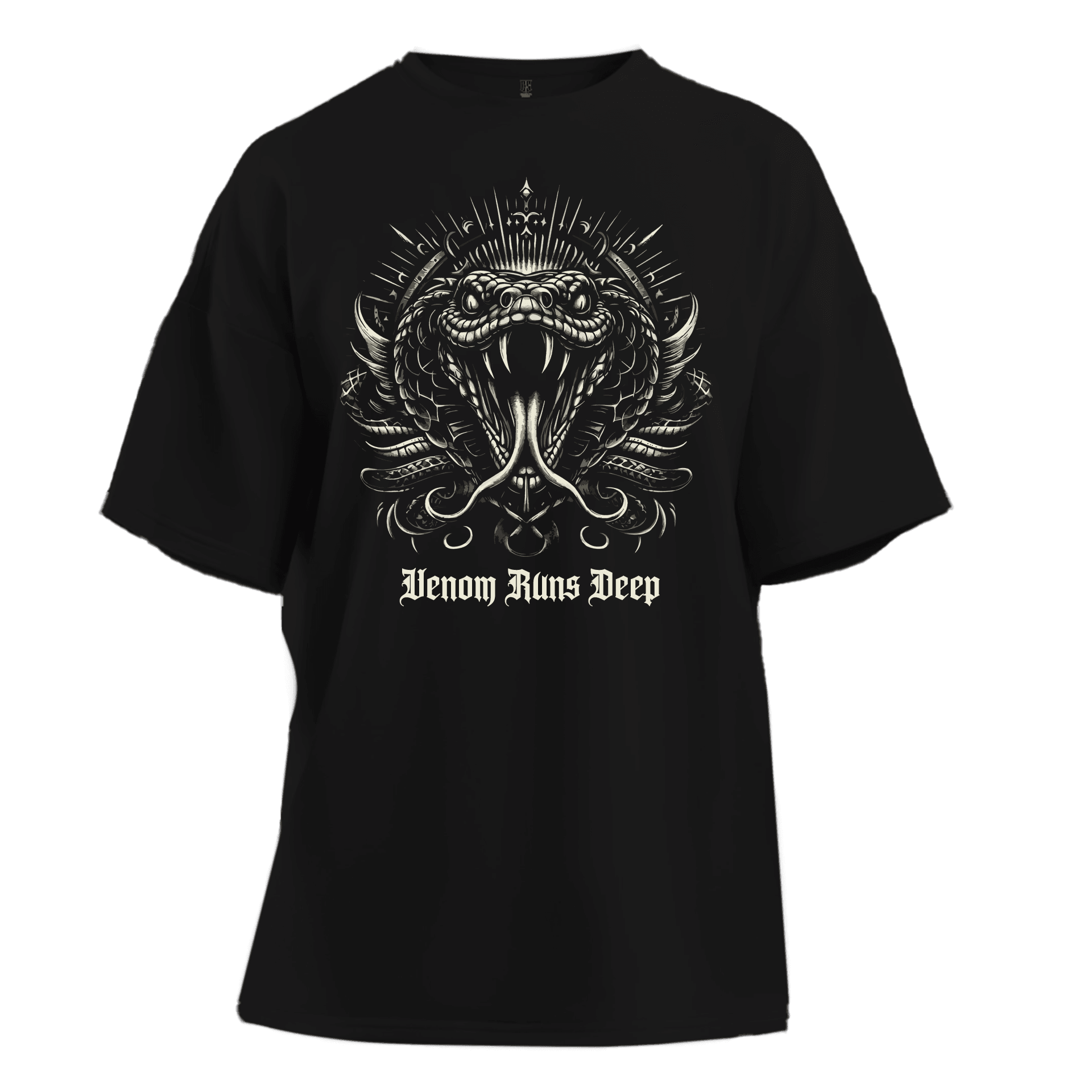 Venom Runs Deep  Ön Baskılı (Unisex Tişört)