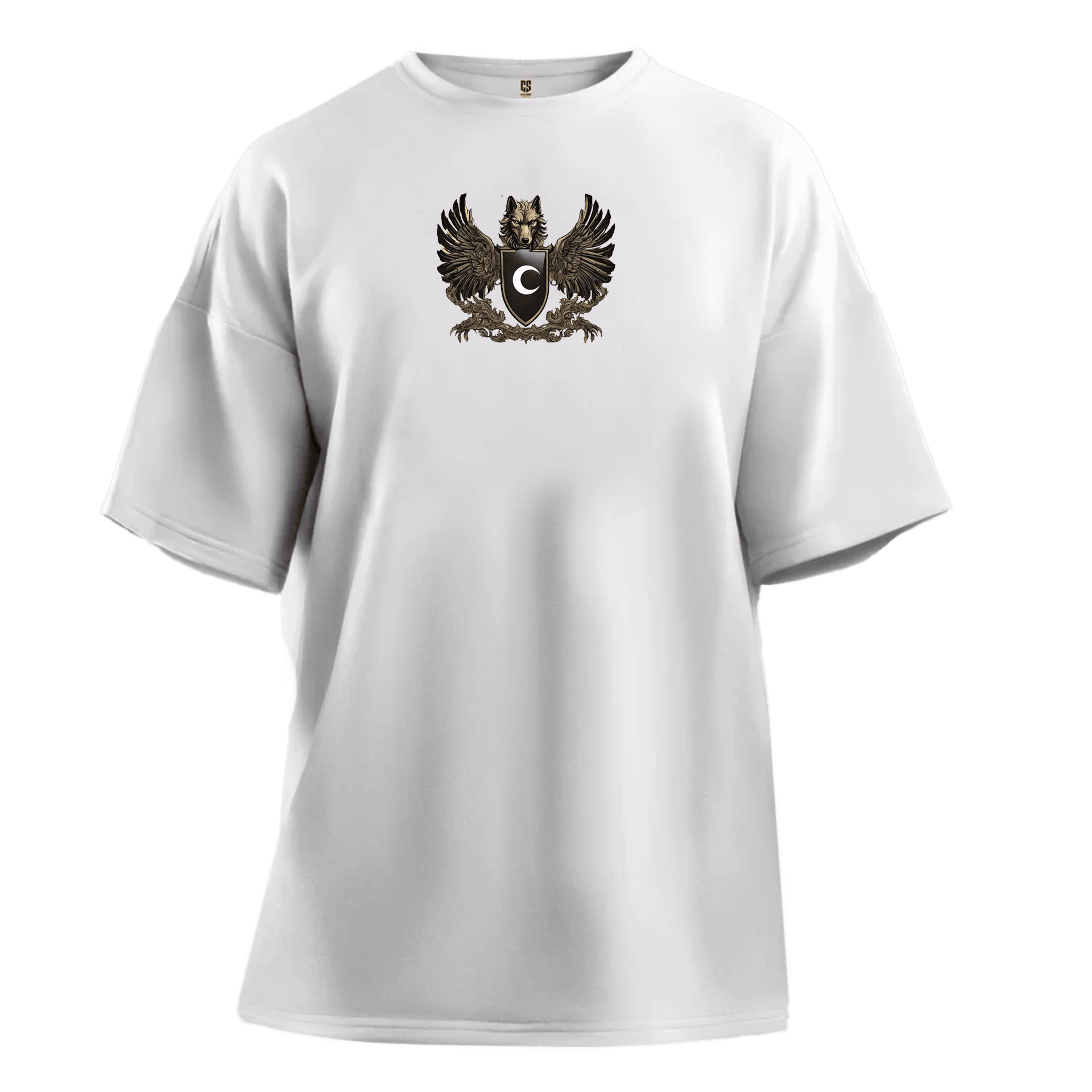 Kanatlı Kurt II Ön Ve Arka  Baskılı   (Unisex Tişört)