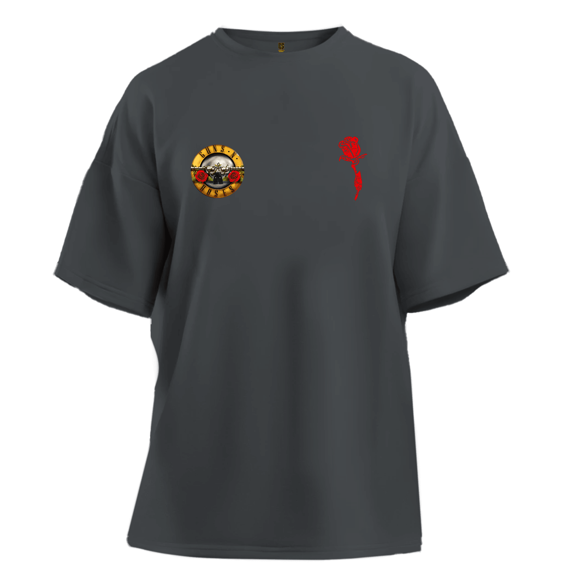 Guns N Roses ROSES LOGO Ön Ve Arka Baskılı (Unisex Tişört )