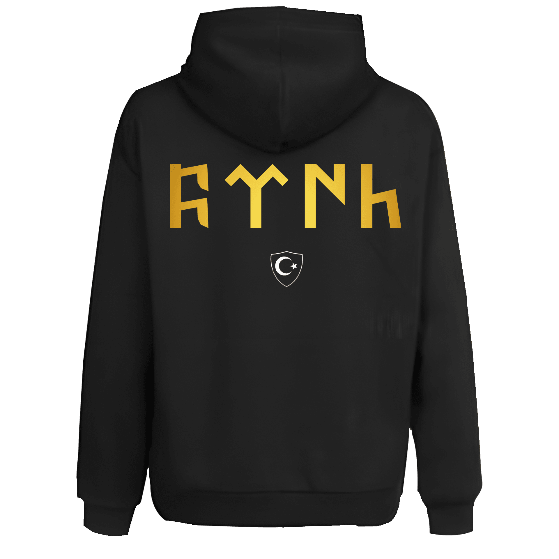 Türk Arma  Ön ve Arka Baskı   (Unisex Kapüşonlu)
