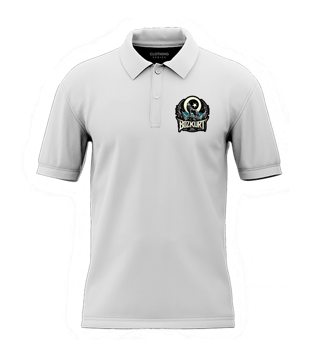Bozkurt  Ön  Baskılı Türk Serisi (Unisex Polo Yaka)