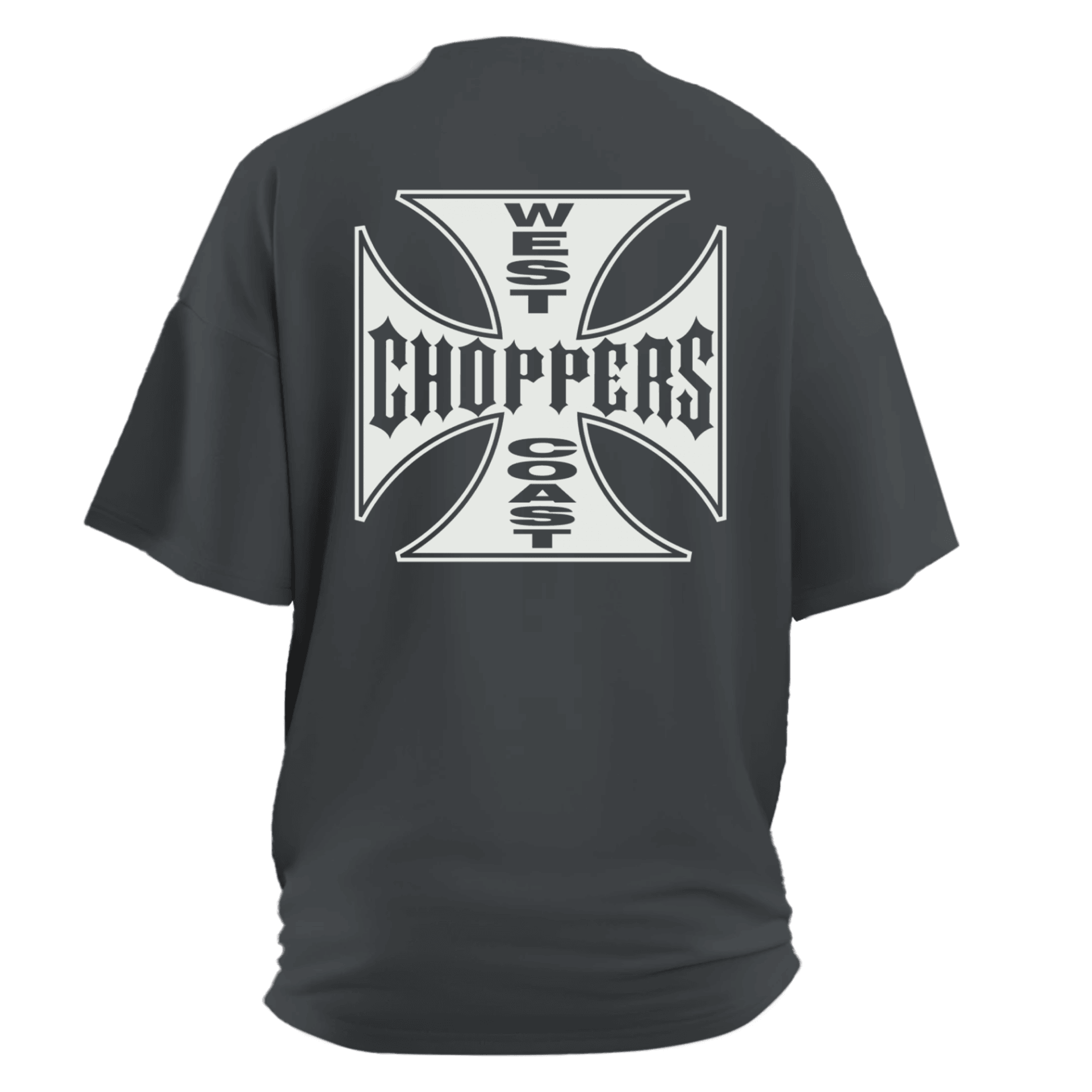  West Choopers    Ön ve Arka   Baskılı Moto  Series(Unisex Tişört )