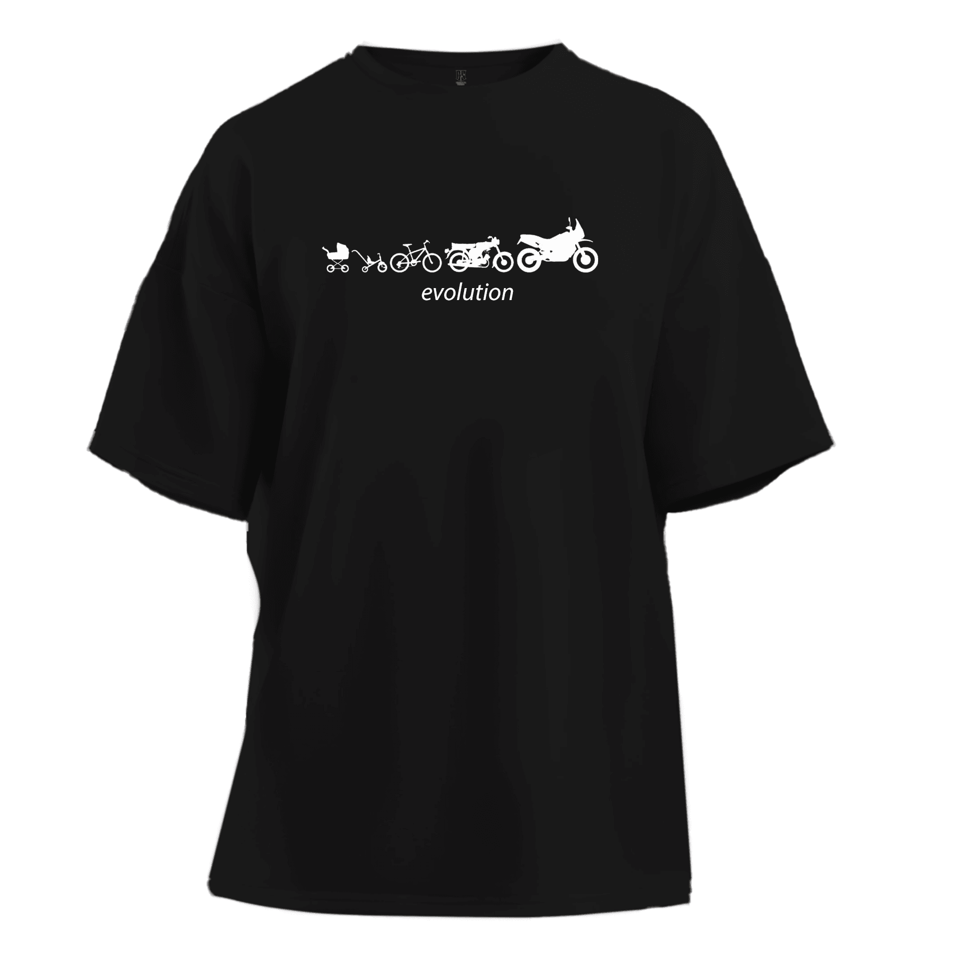 Evolution V Ön  Baskılı Moto  Series(Unisex Tişört )