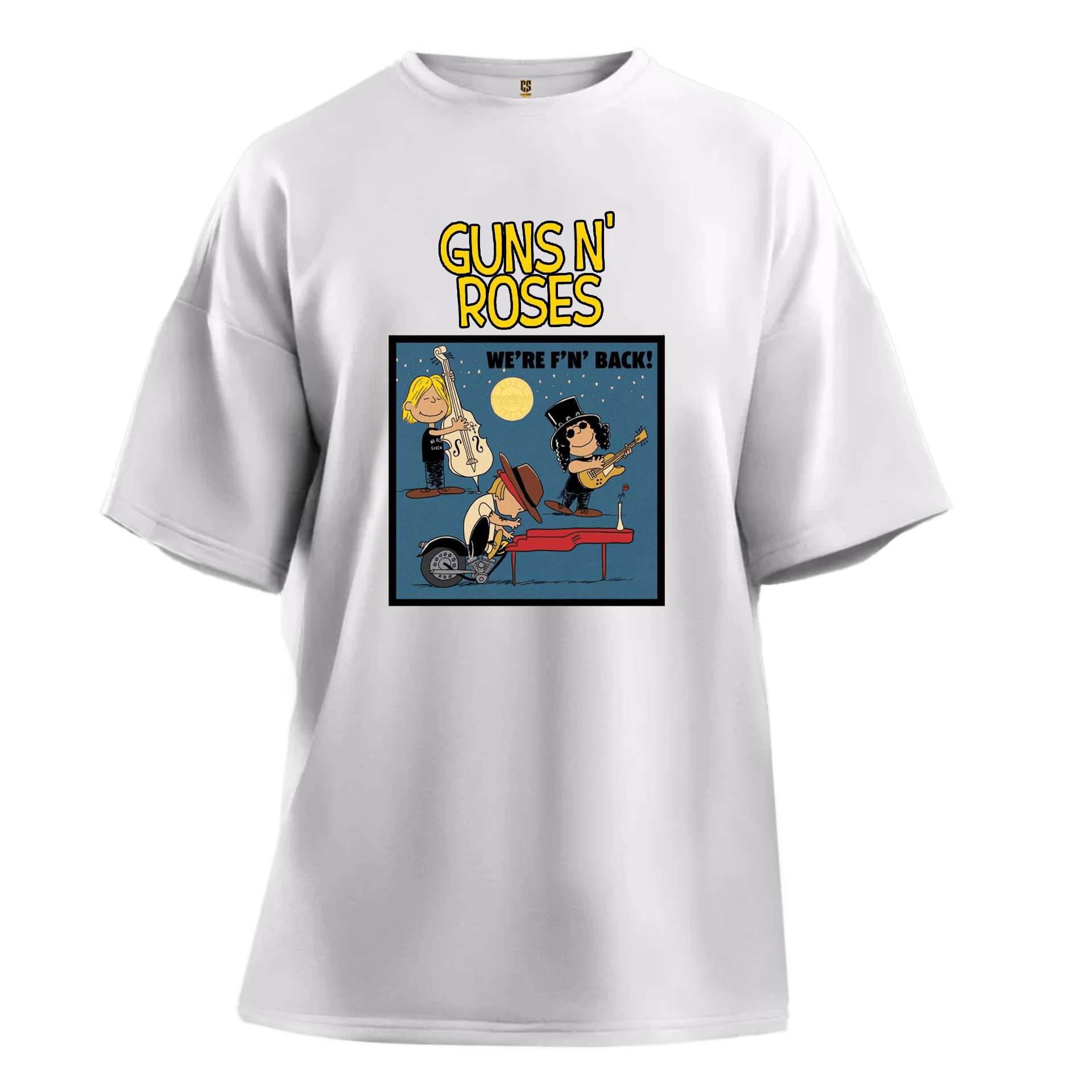 Guns N Roses  We'RE Fun Back! Ön Baskılı (Unisex Tişört )