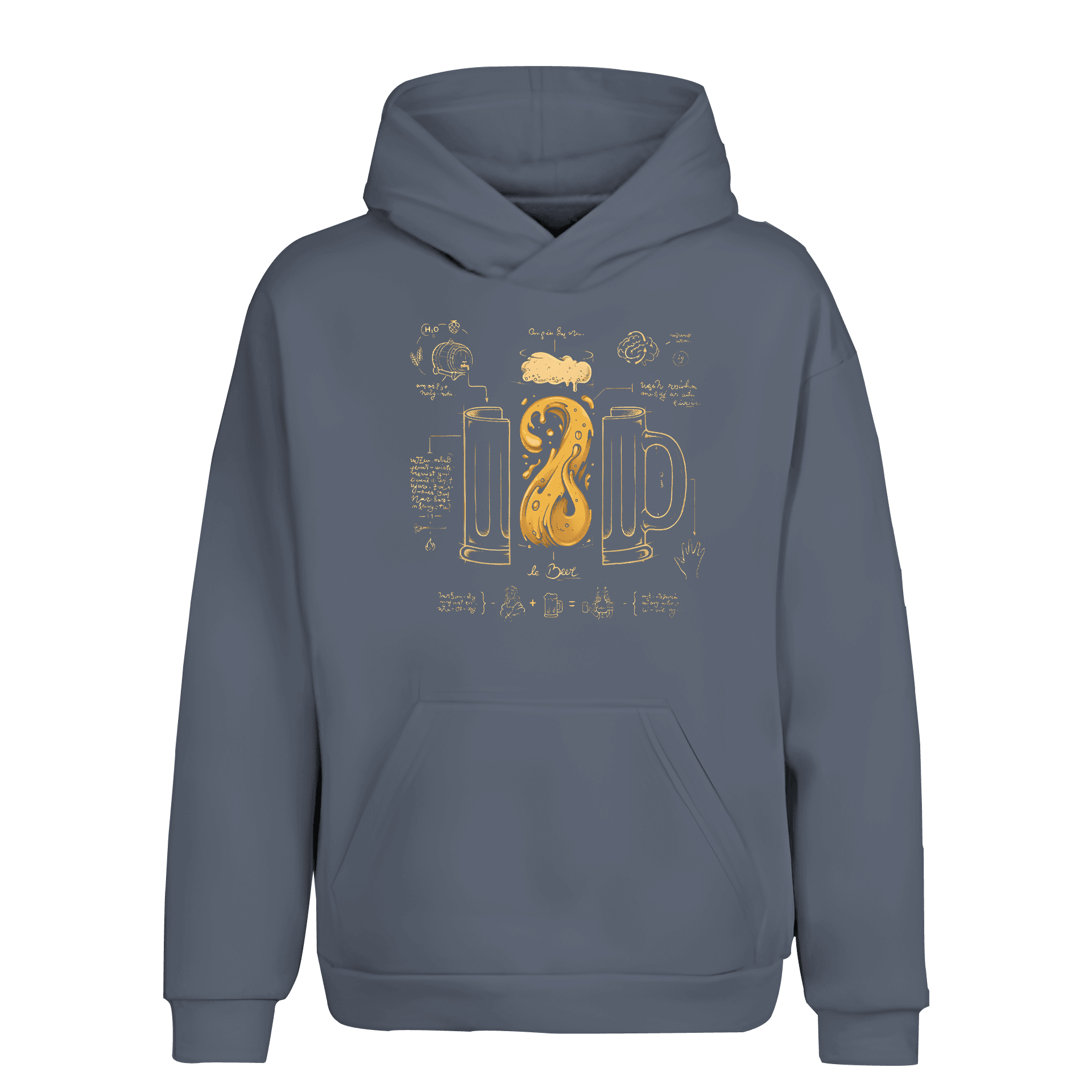 Beer Anatomy Alcohol Series (Unisex Hoodie)