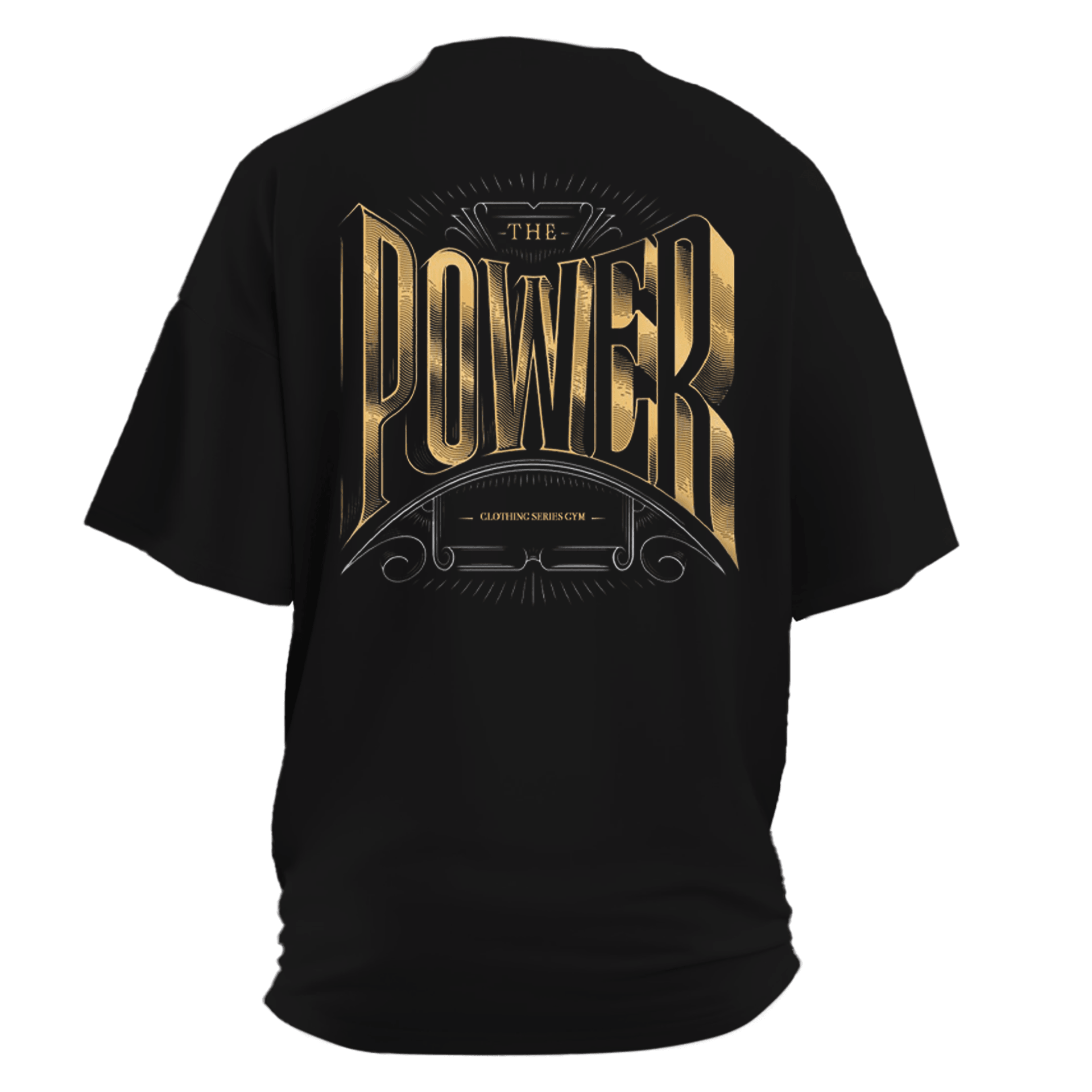 Power Ön Ve Arka Baskılı Spor Series (Unisex Tişört )