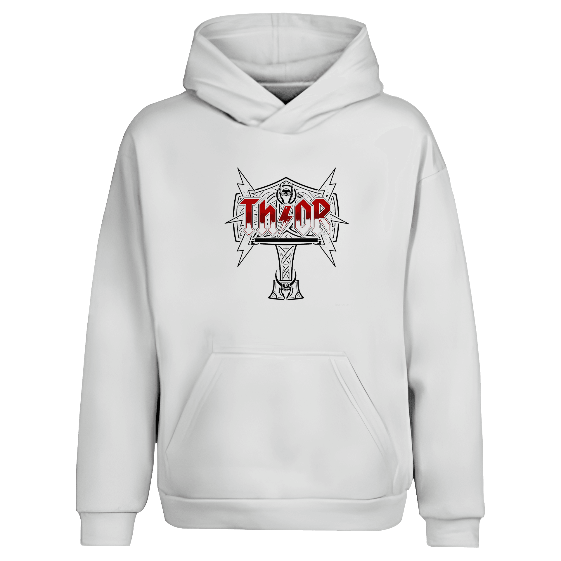 Thor Ön Ve Arka Baskılı Nordic  (Unisex Hoodie)
