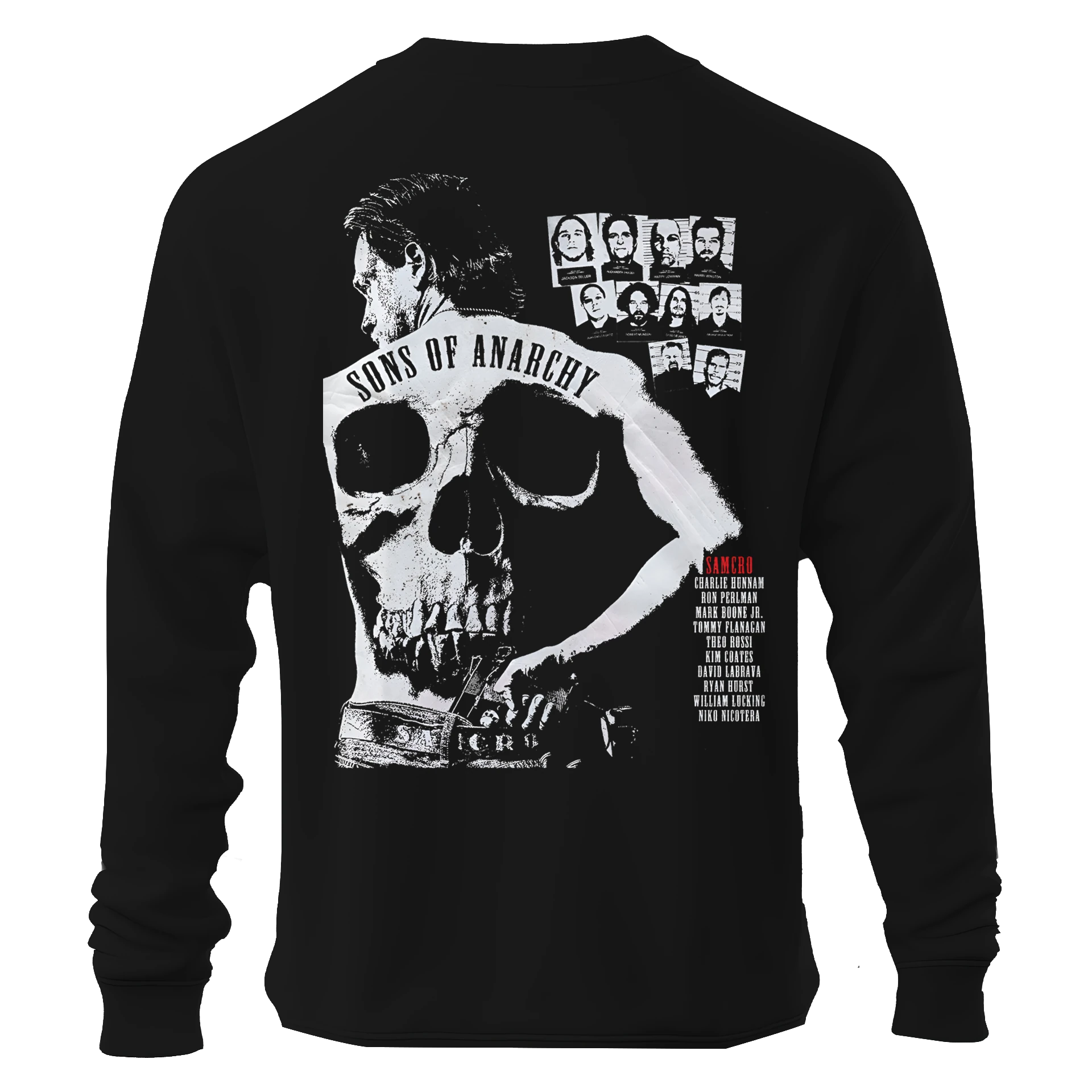 Sons Of Anarchy Ön ve Arka Baskılı Moto Series (Unisex Sweatshirt)