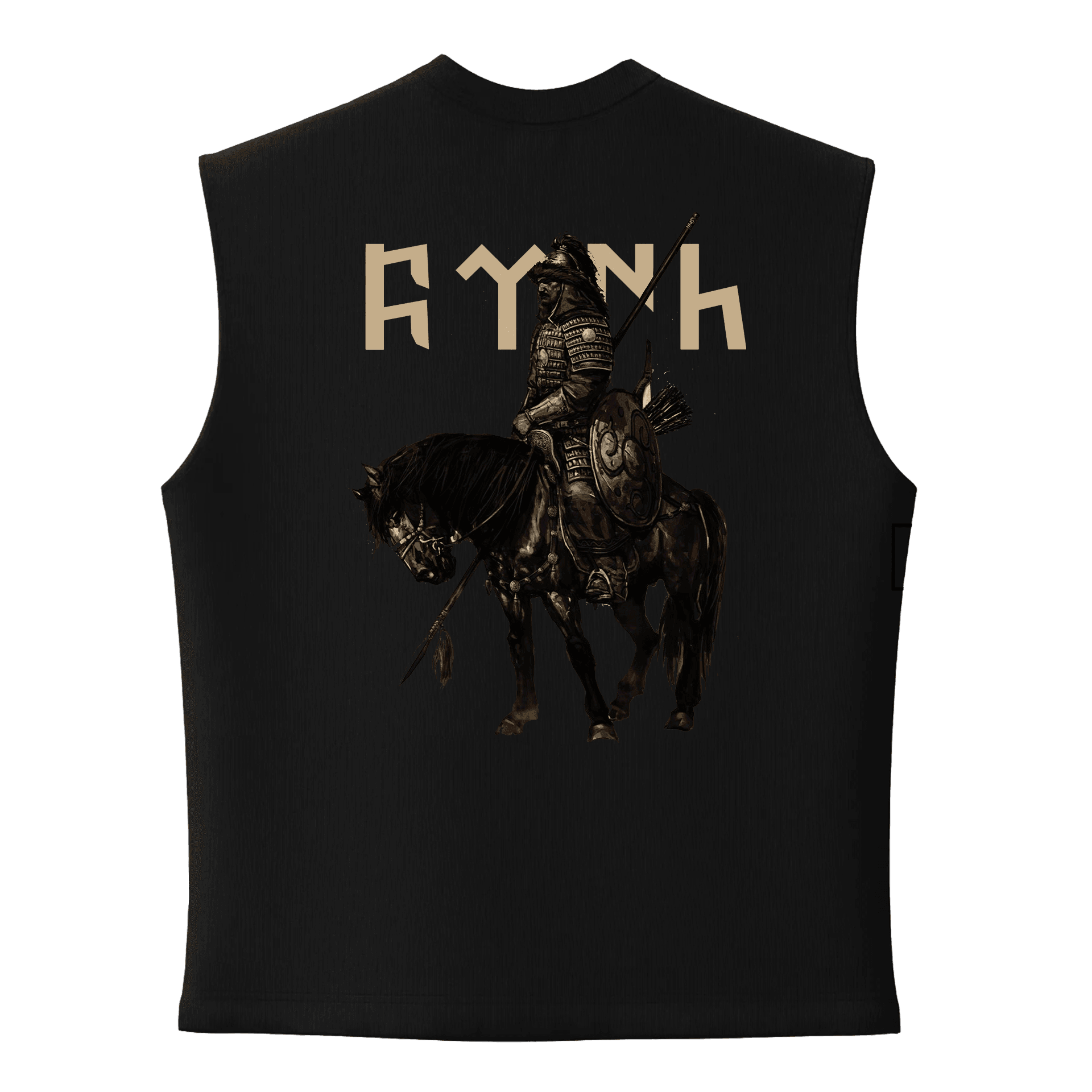 Türk   Hakanı Ön  ve Arka Baskılı (Unisex Sleeveless Atlet )
