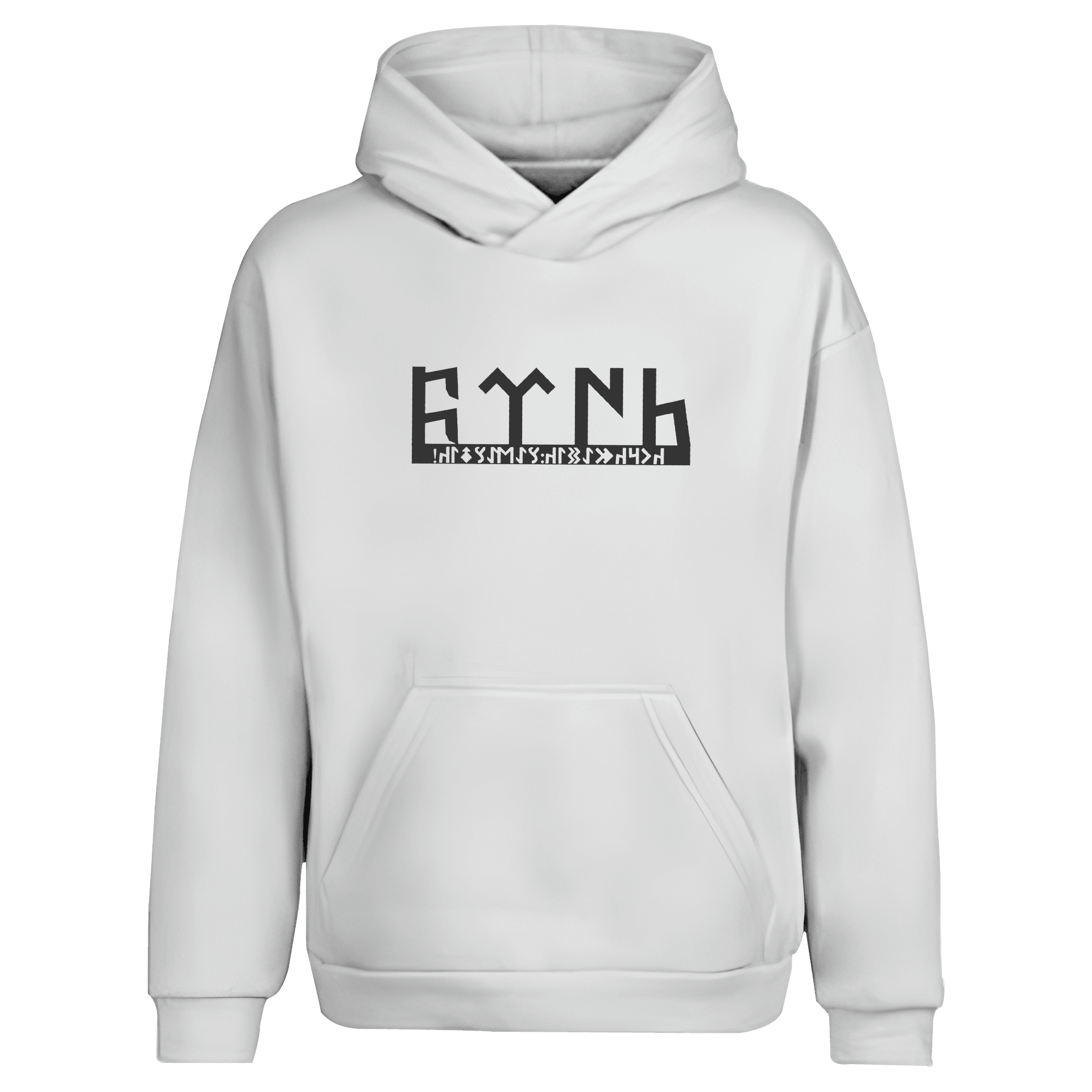 Türk Ön Ve Arka  Baskılı (Unisex Hoodie)