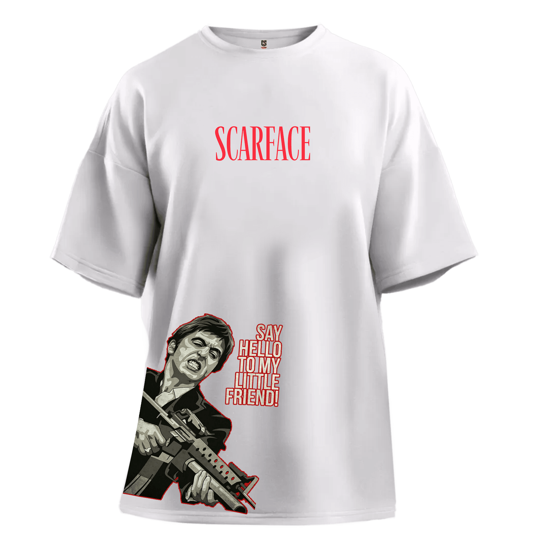  Scarface Hero Series Ön Baskılı (Unisex Tişört )