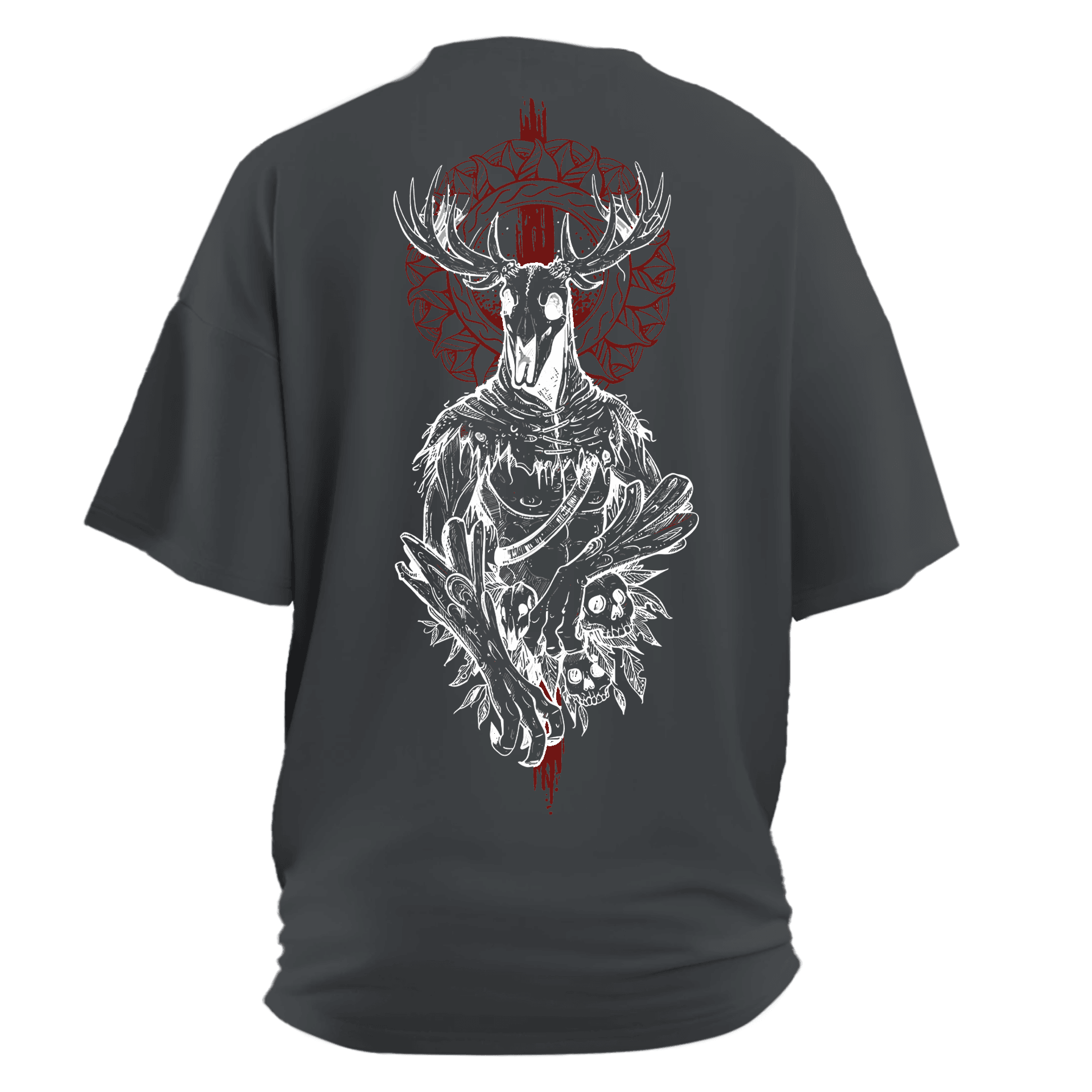 Leshen Forest Demon II Nordic Series Ön Arka Baskılı (Unisex Tişört )