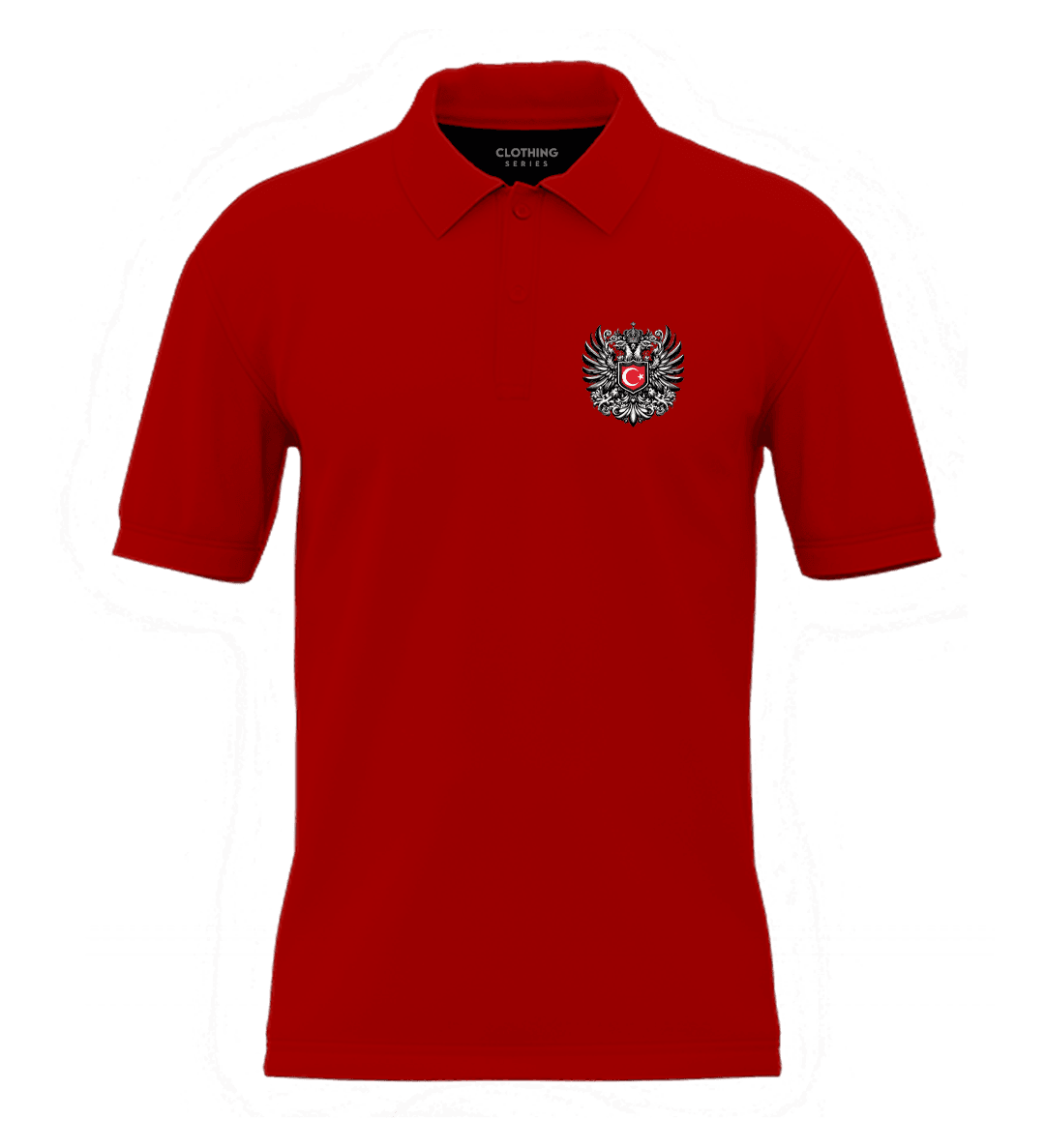 Türk Kartalı Ön Ve Arka  Baskılı (Unisex Polo Yaka)