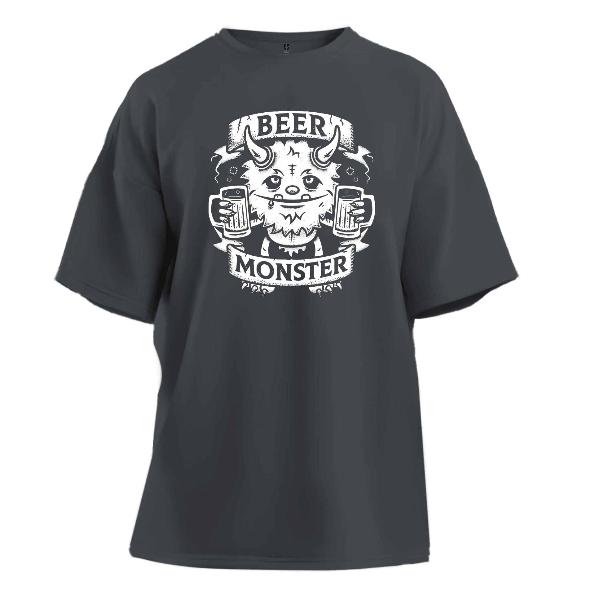  Beer Monster Baskılı (Unisex Tişört )