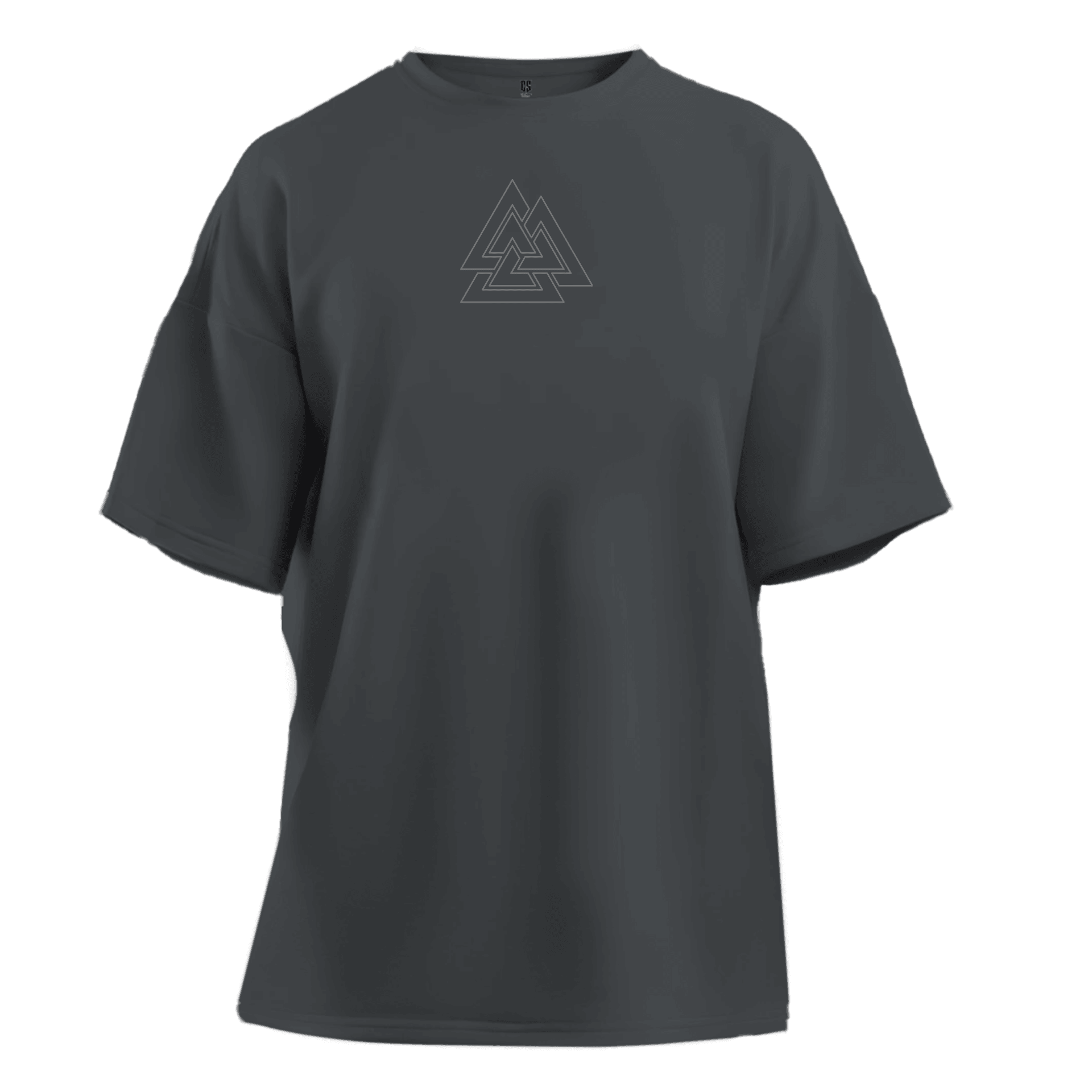 Valknut Nordic Series Ön Nakışlı Arka Baskılı (Unisex Tişört )