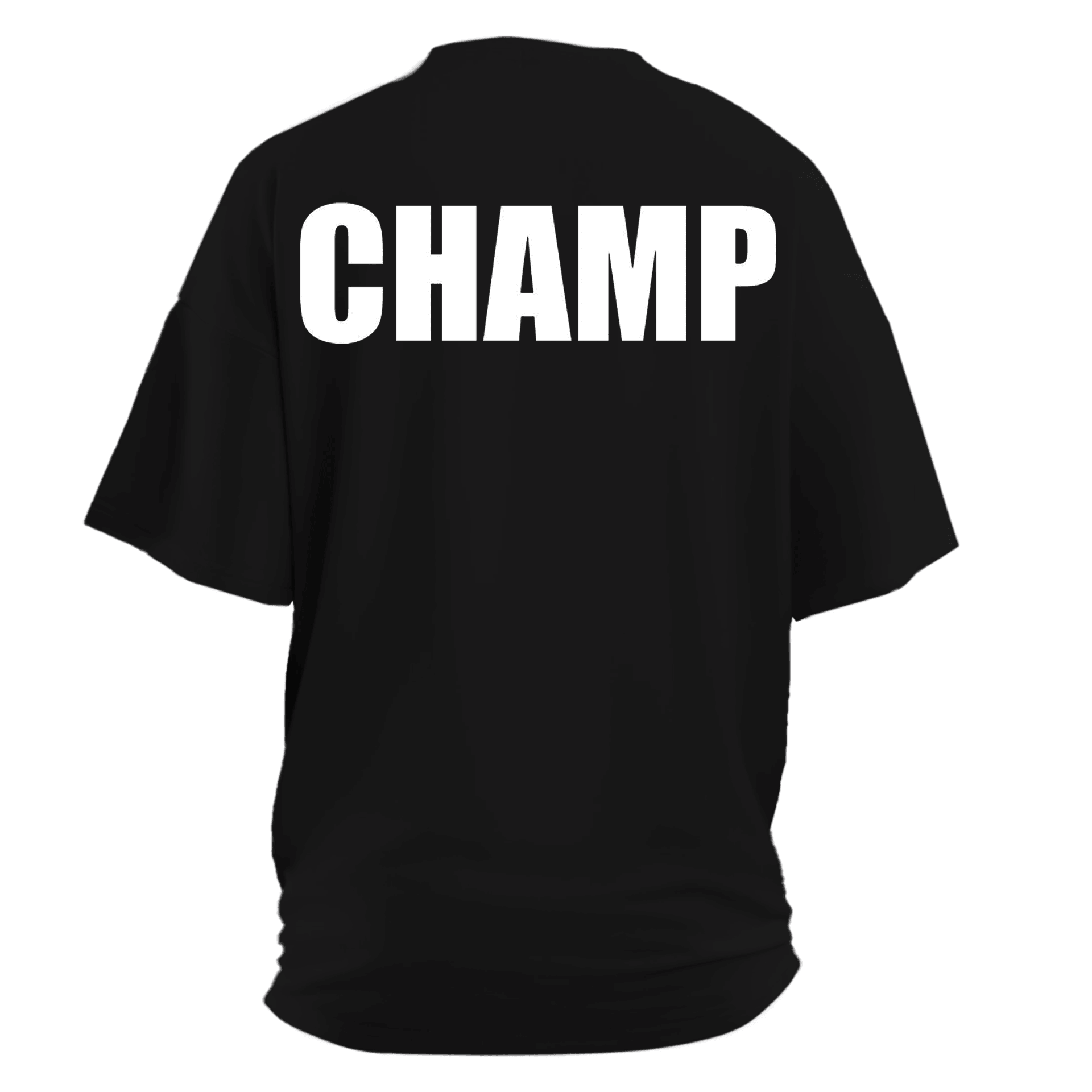 Champ Ön Ve Arka Baskılı Spor Series (Unisex Tişört )